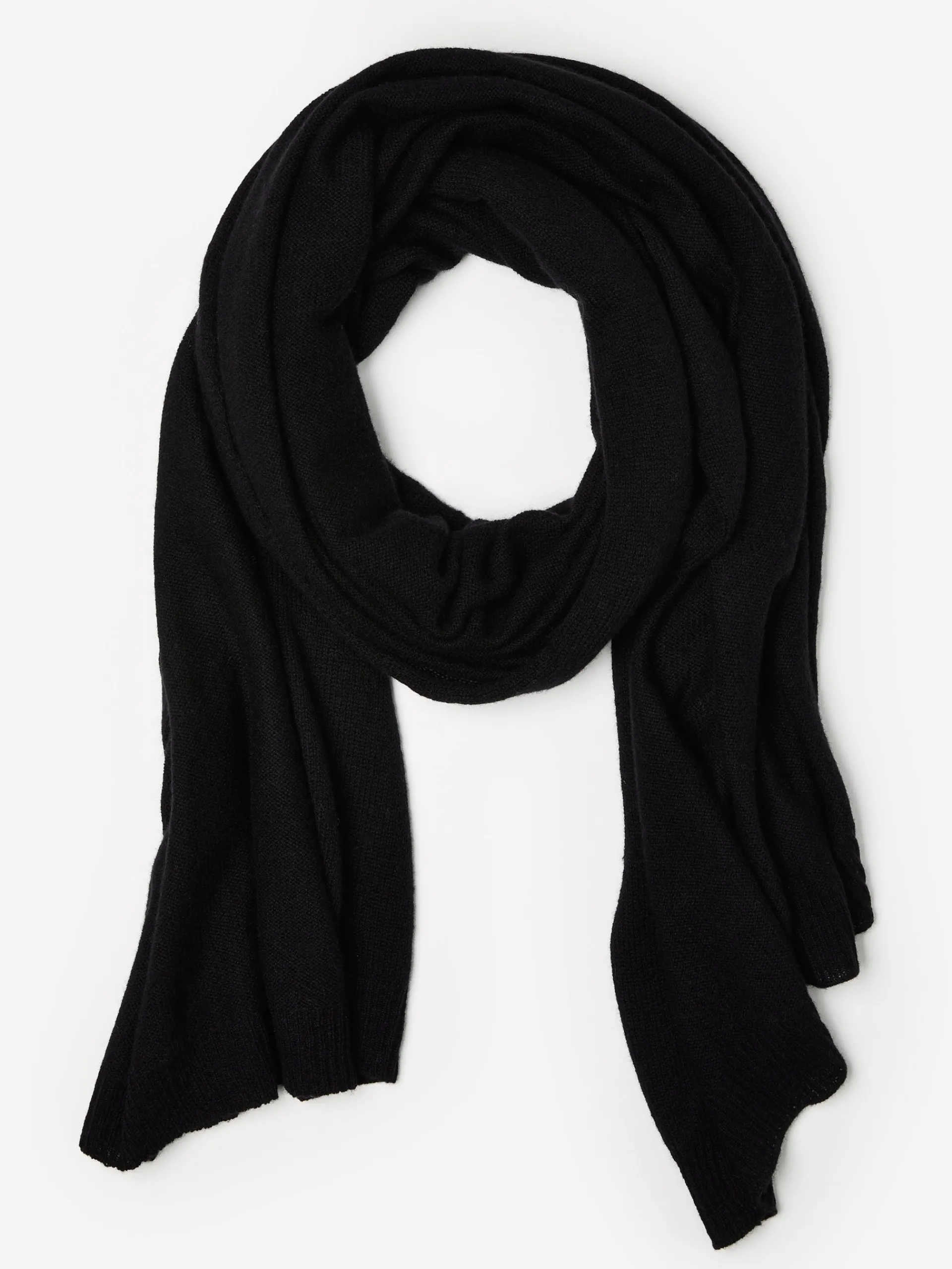 J.McLaughlin Ailia Cashmere Scarf Black Fashion