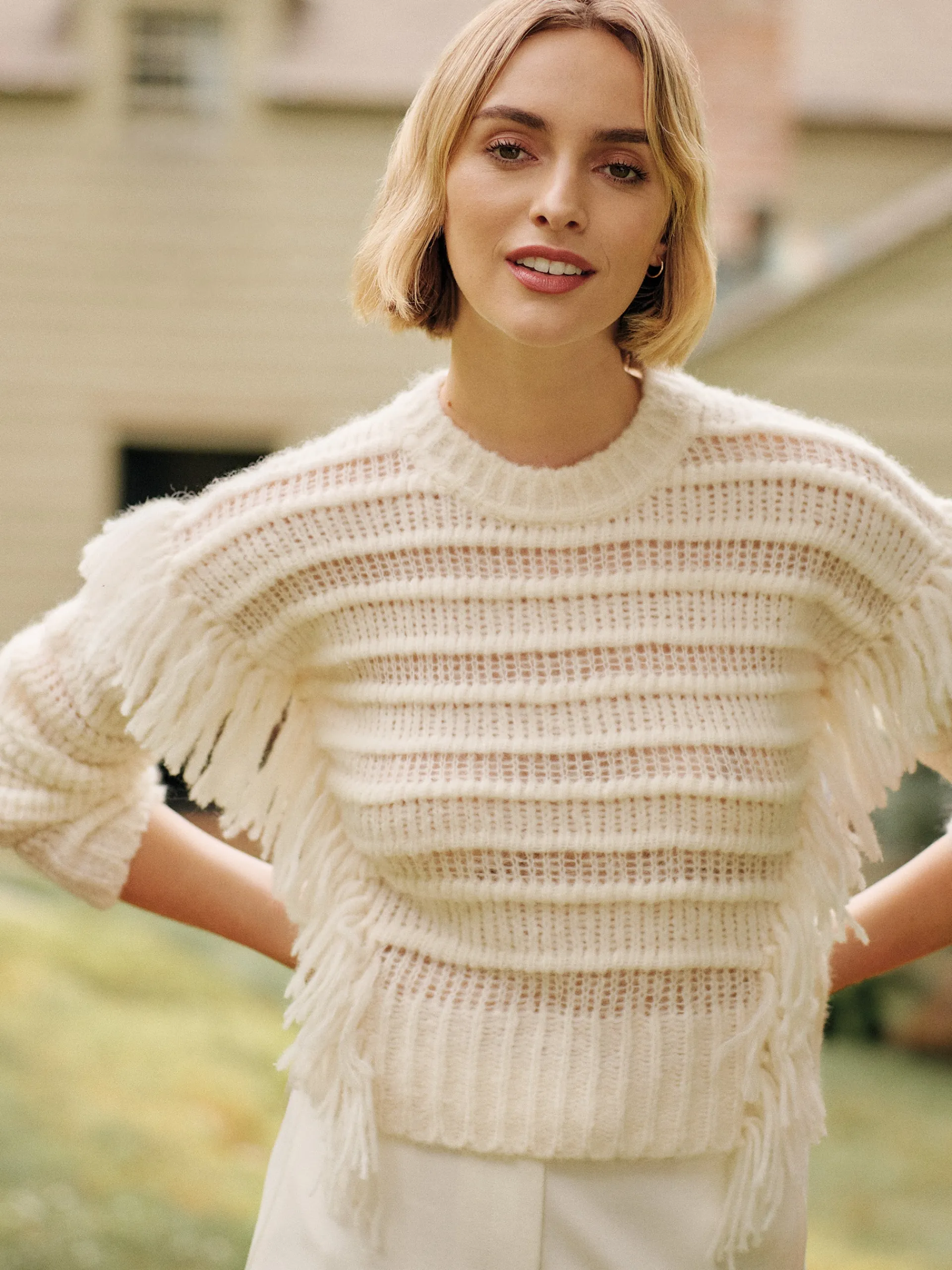 J.McLaughlin Aleksandra Sweater Ivory Shop