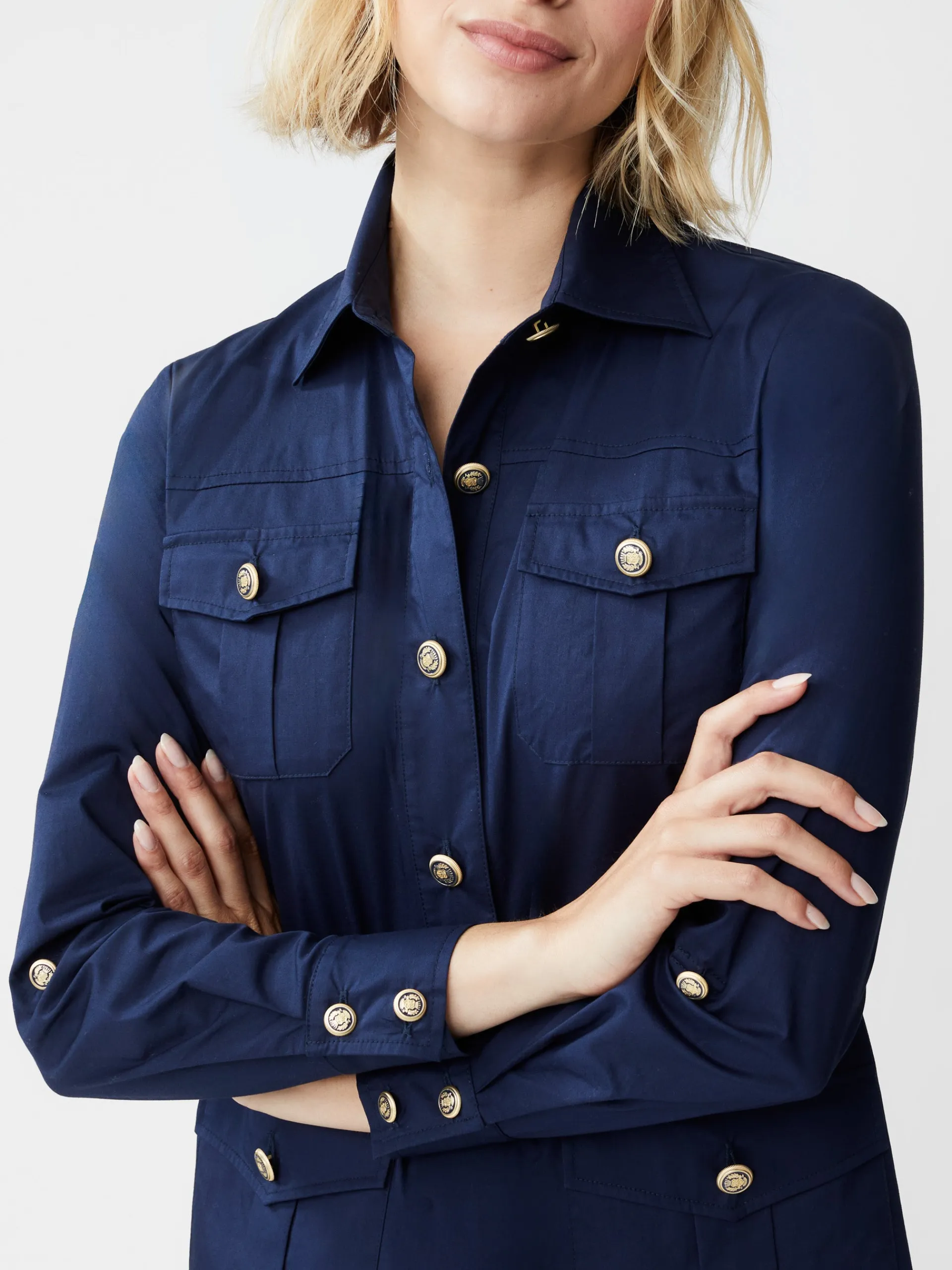 J.McLaughlin Amber Dress Navy Online