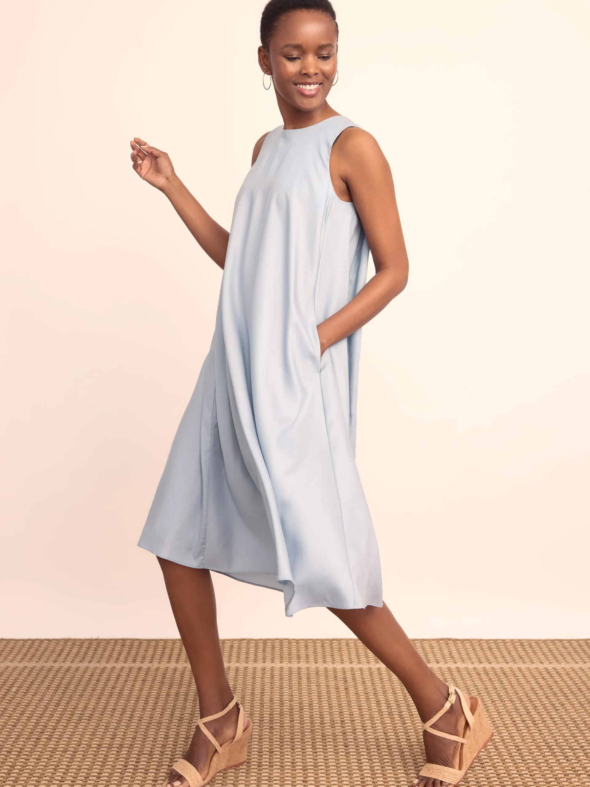 J.McLaughlin Anita Dress FrostBlue Hot