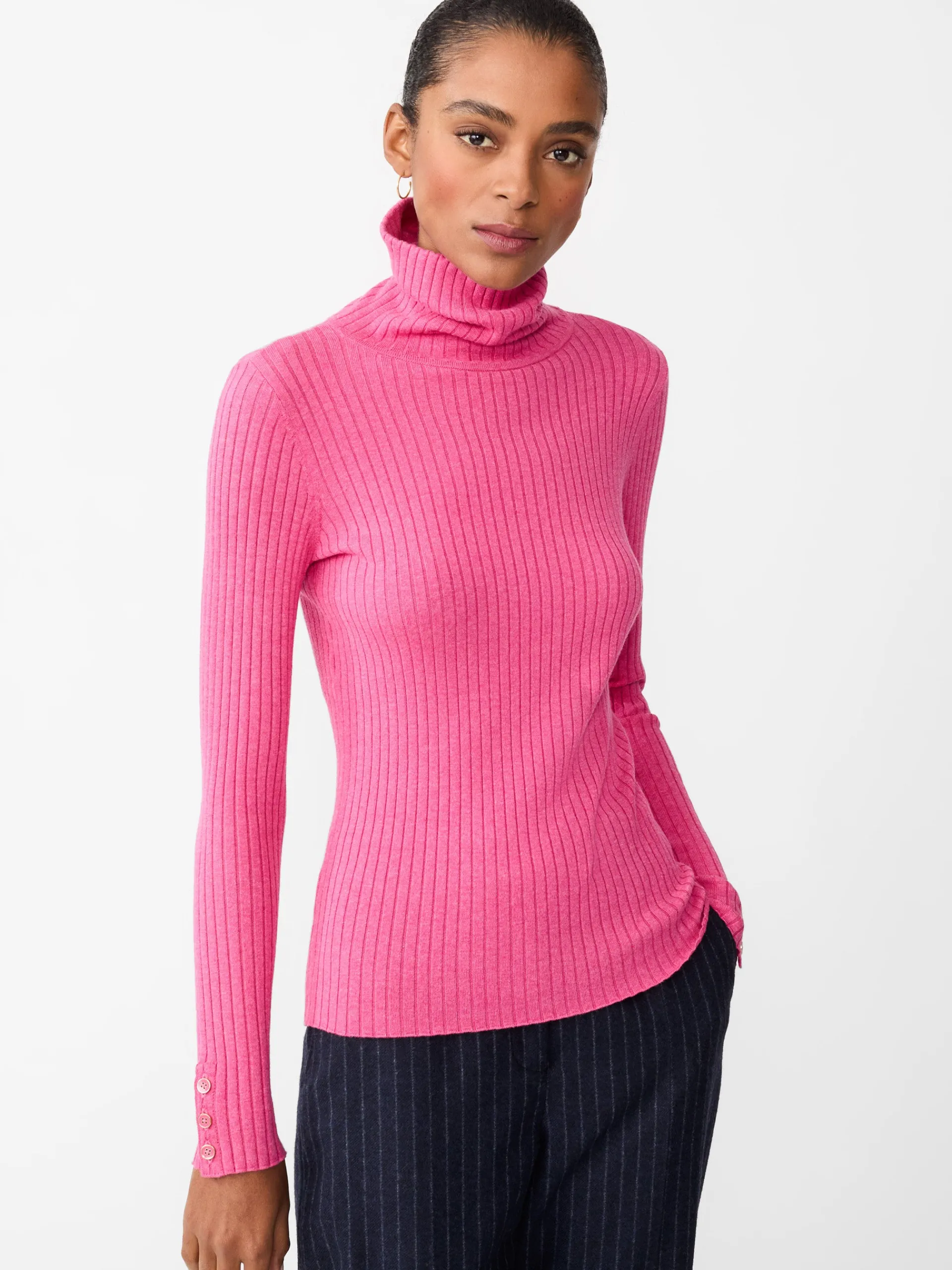 J.McLaughlin Arlette Turtleneck HeatherBlush Discount
