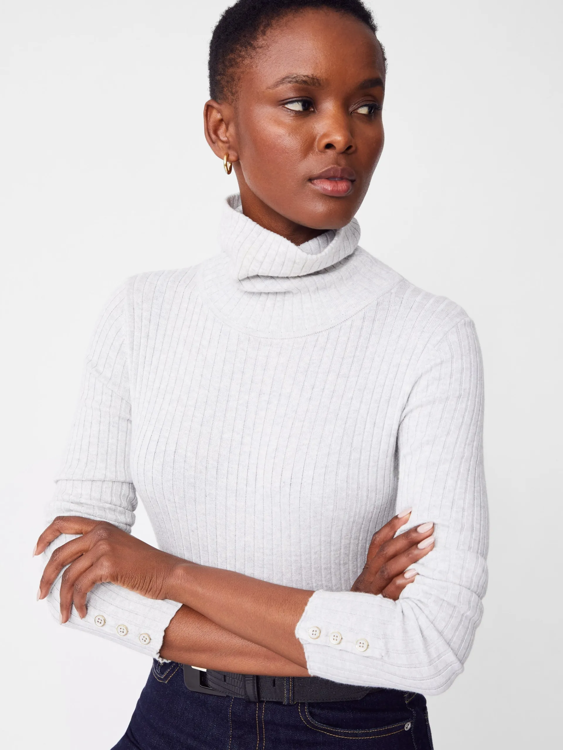 J.McLaughlin Arlette Turtleneck HeatherSilver Online