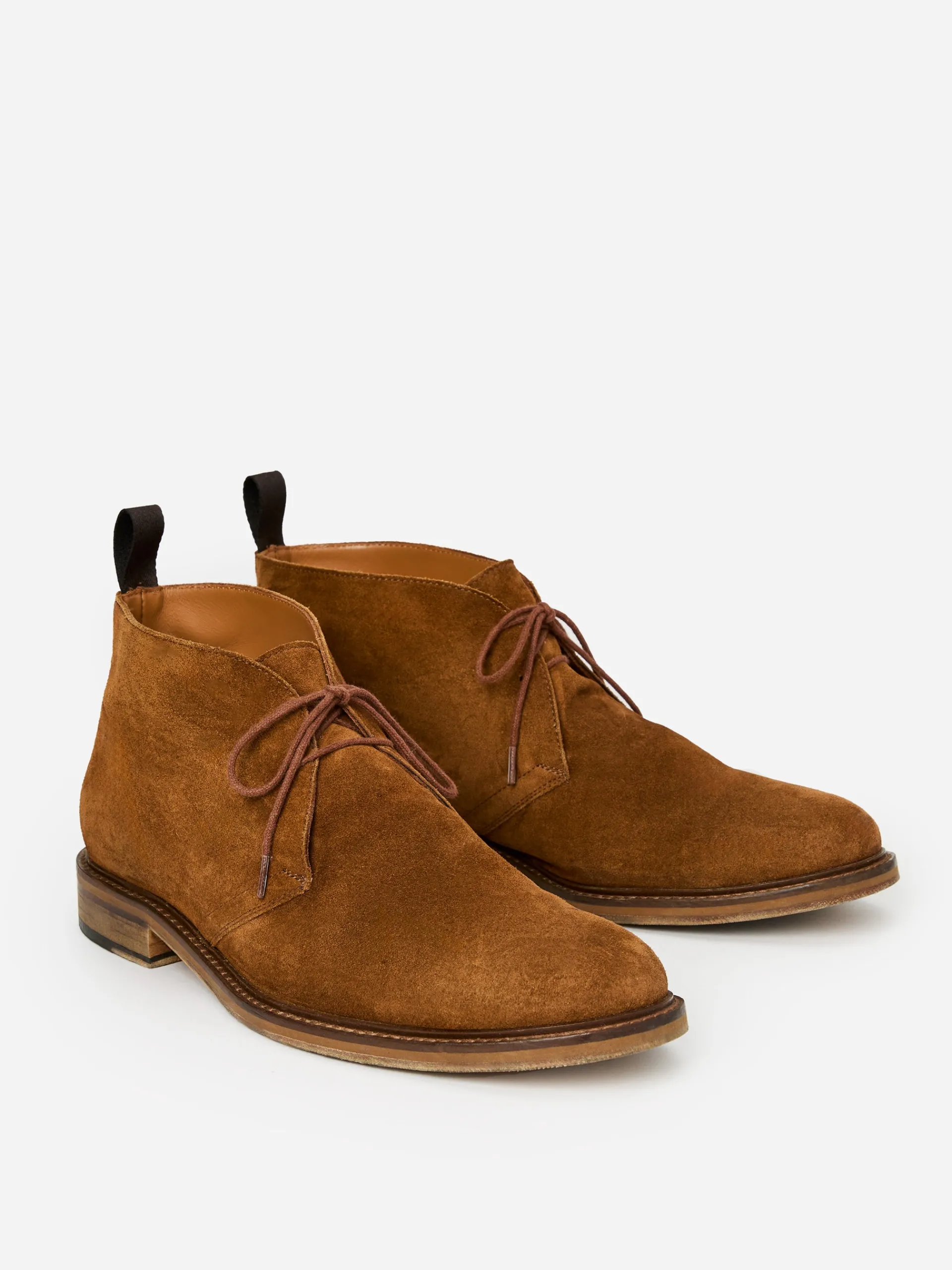 J.McLaughlin Baltis Suede Chukka Boot Cognac Fashion