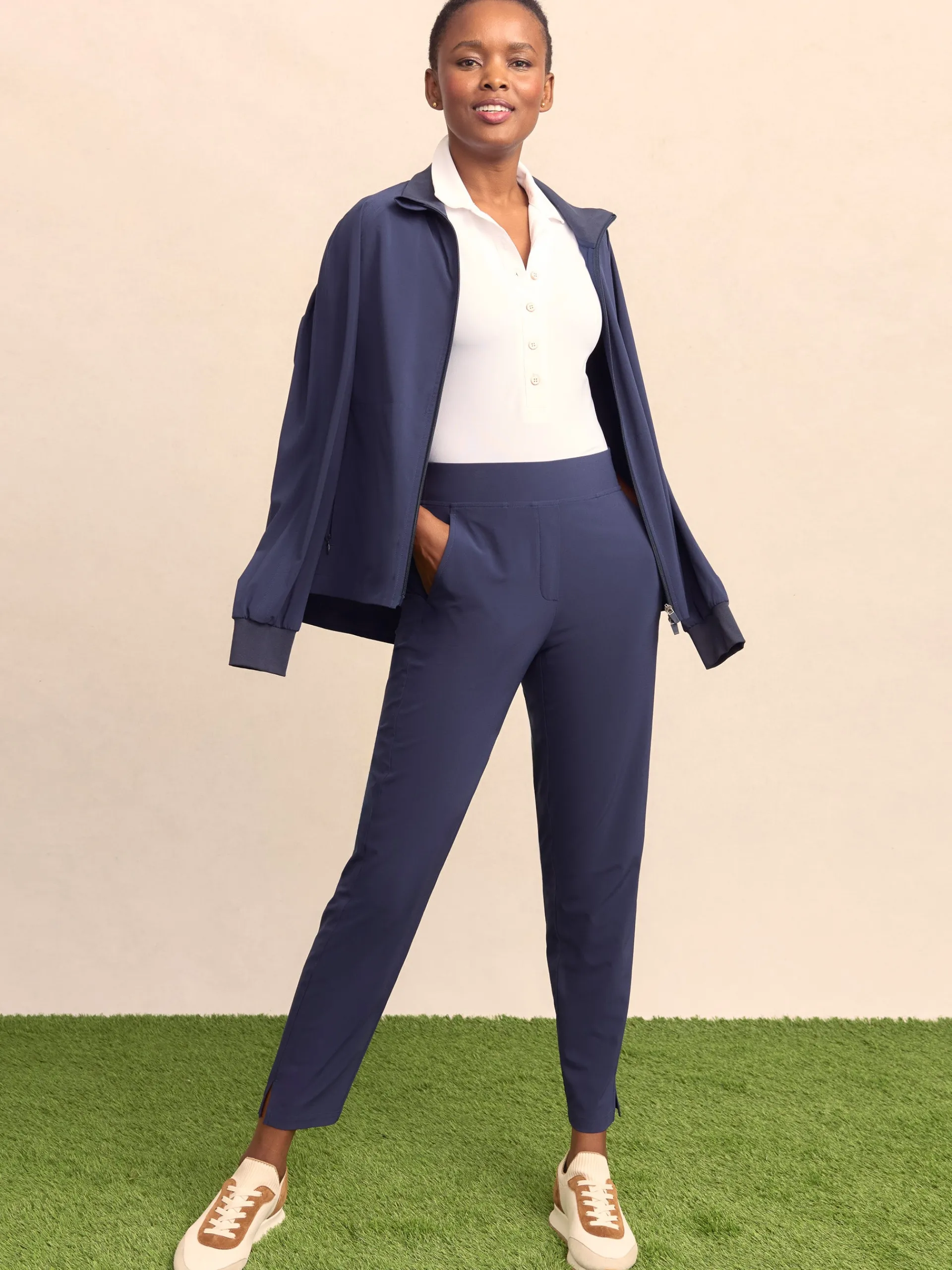 J.McLaughlin Beasley Performance Pants Navy Hot