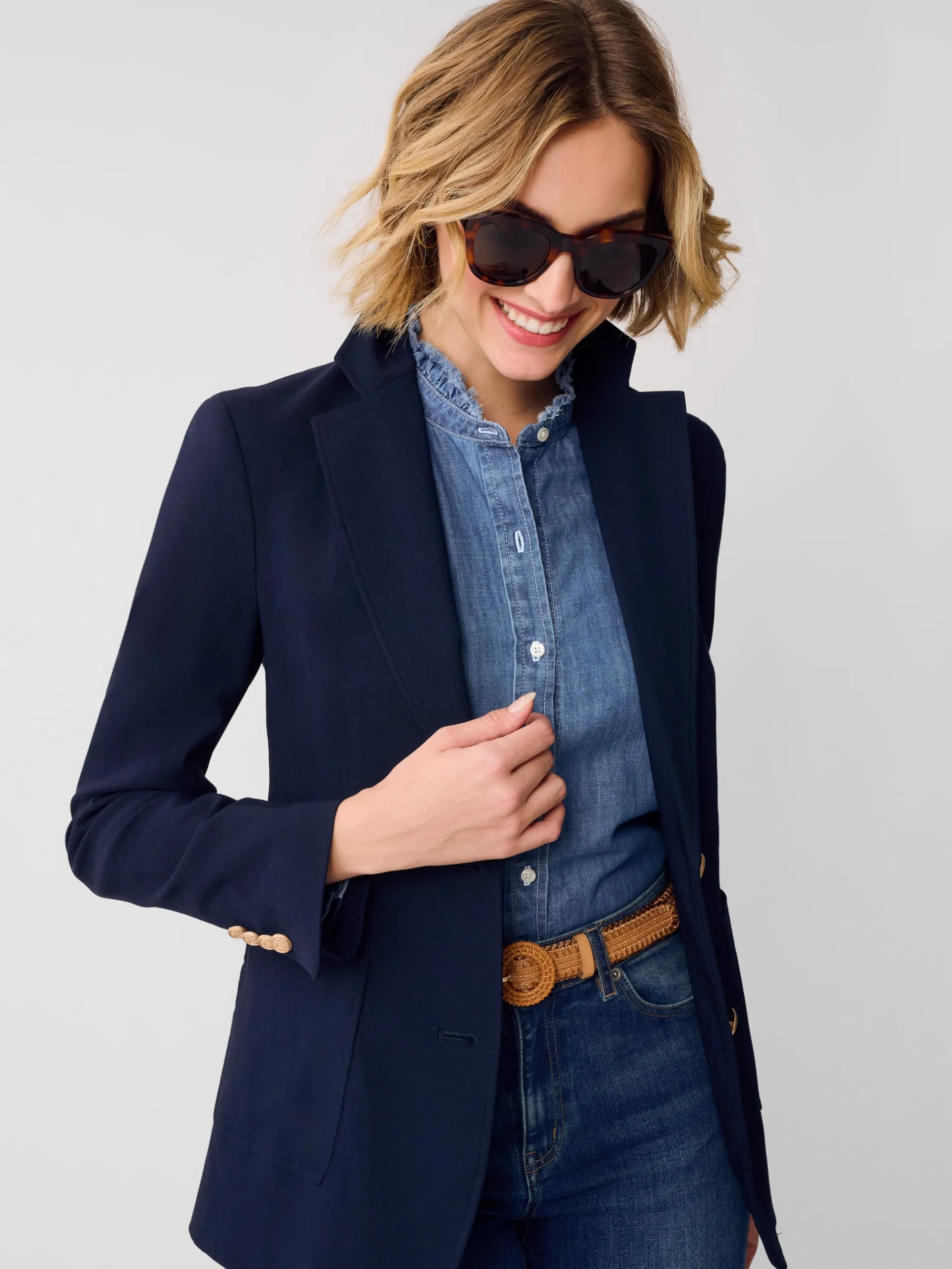 J.McLaughlin Benji Blazer WinterNavy Hot
