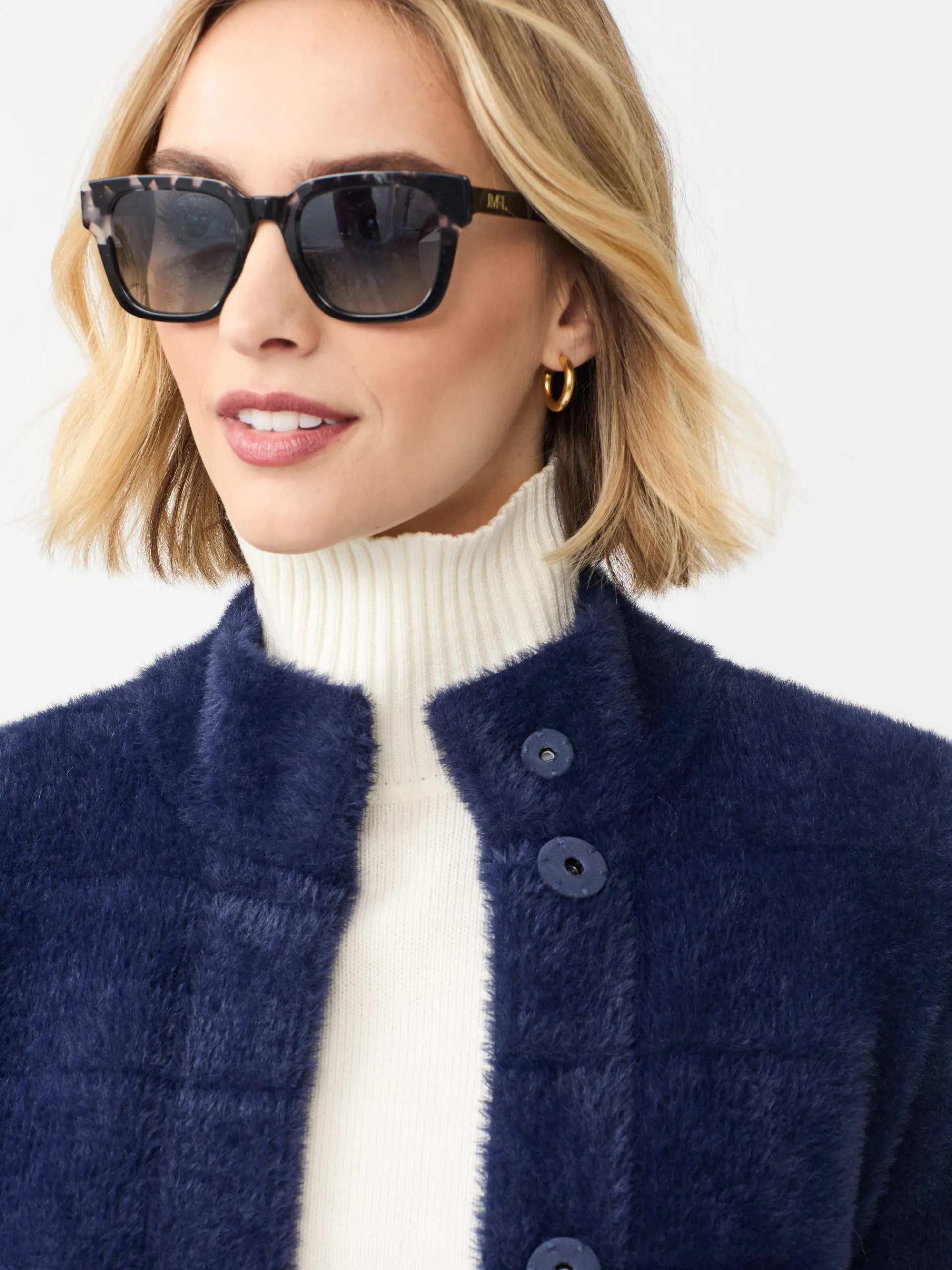 J.McLaughlin Brana Sunglasses Black Online