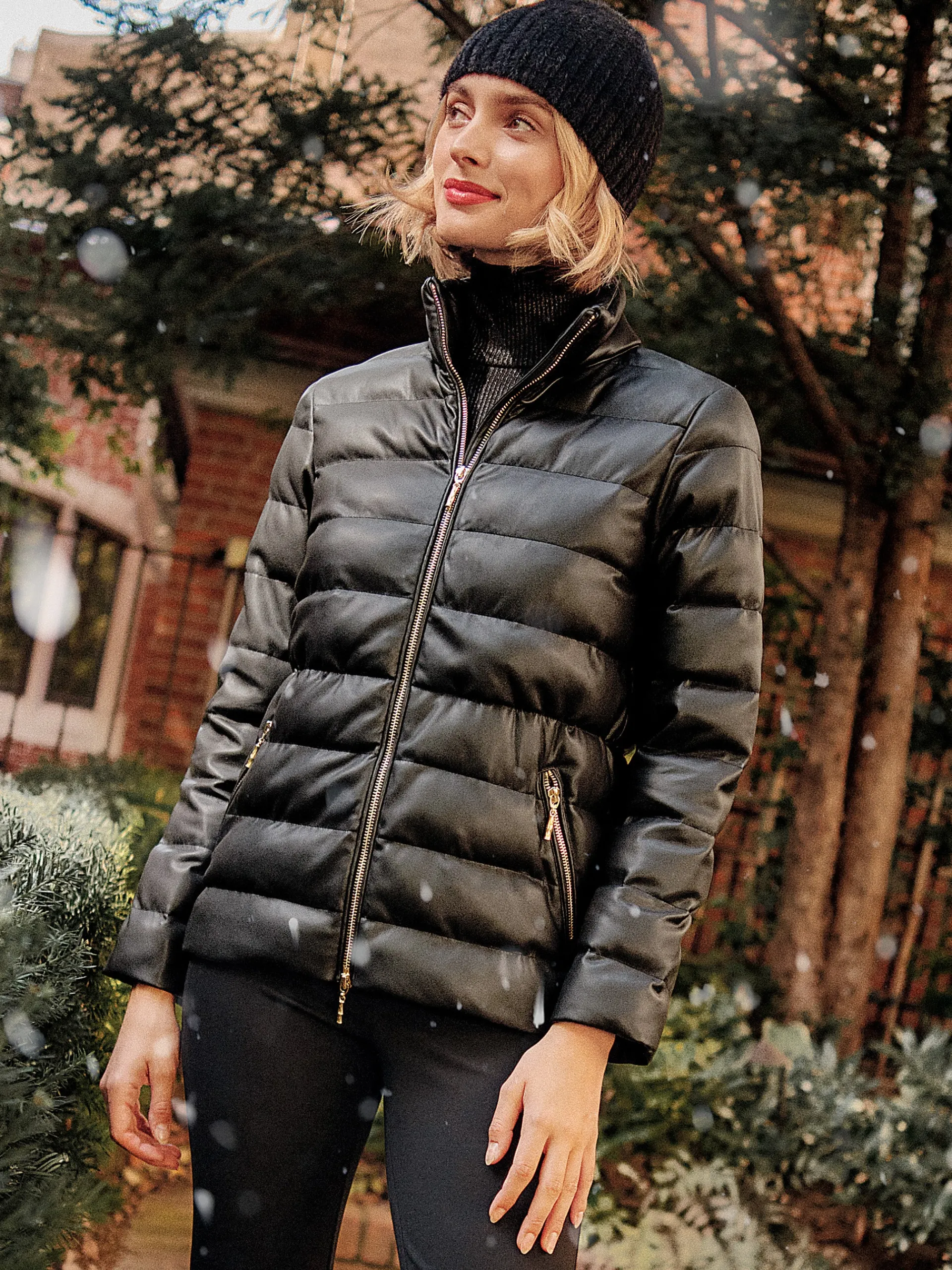 J.McLaughlin Brianne Beanie Black Outlet