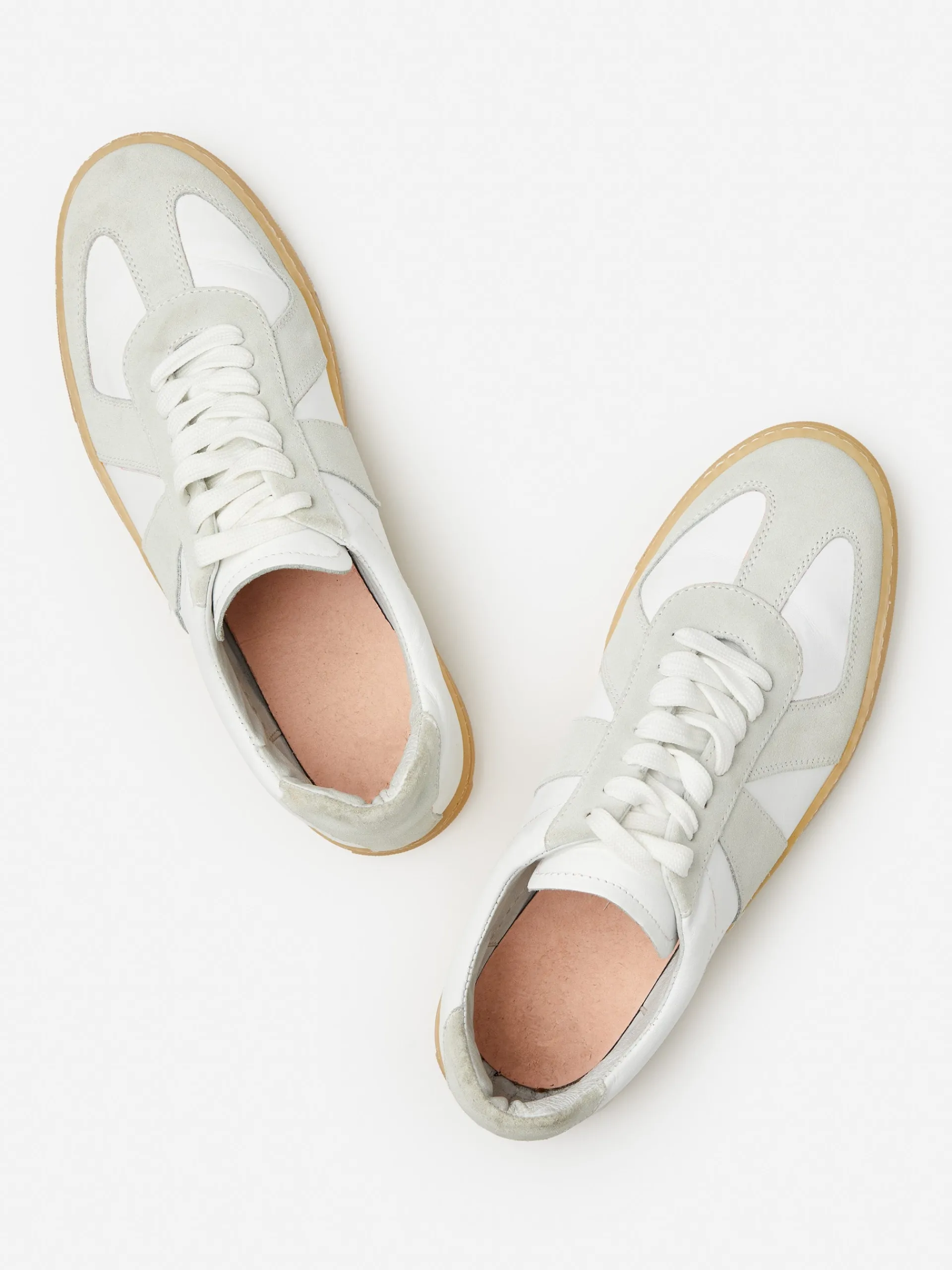 J.McLaughlin Cadet Trainers SuedeLatte Discount