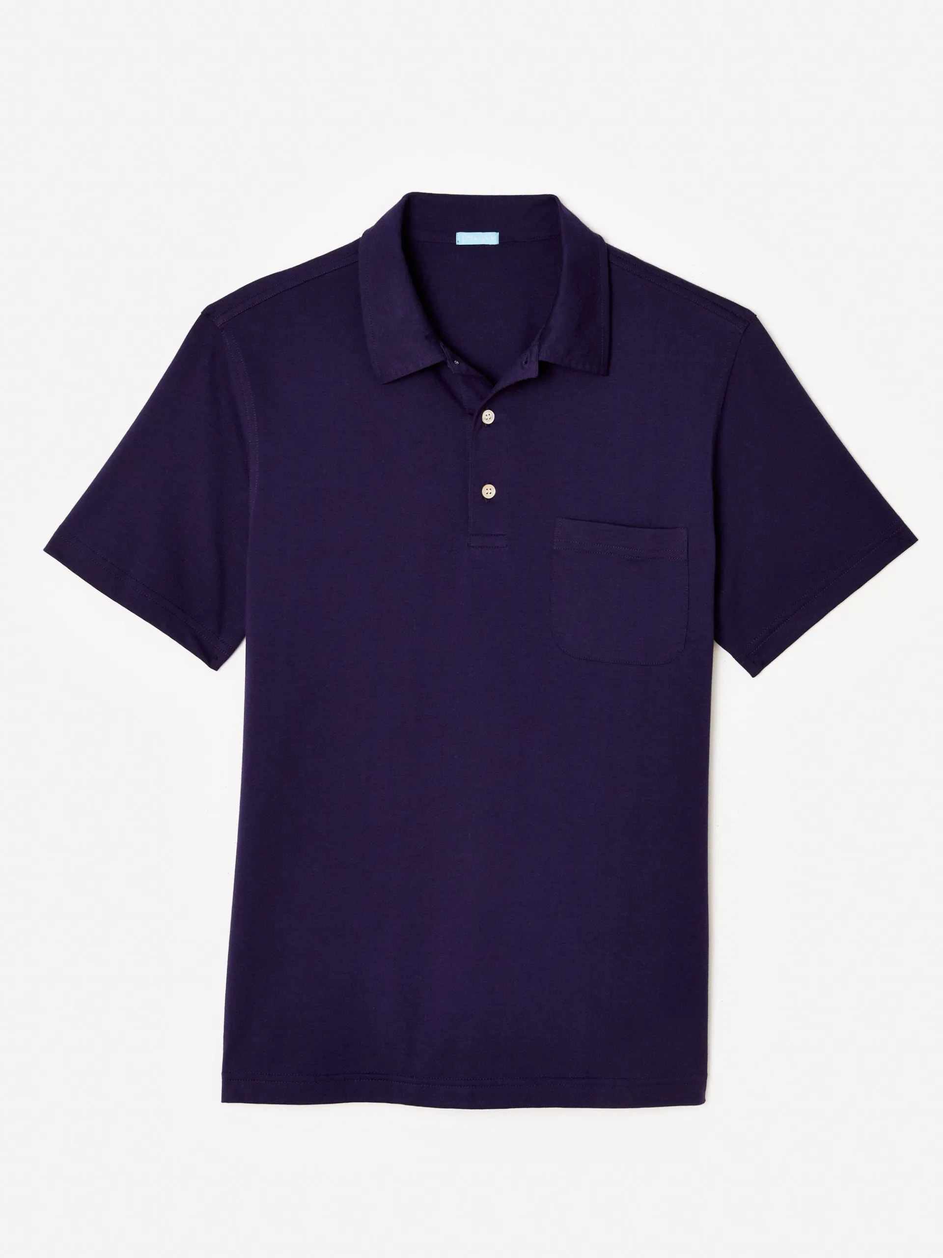 J.McLaughlin Callahan Cotton Polo Navy Cheap