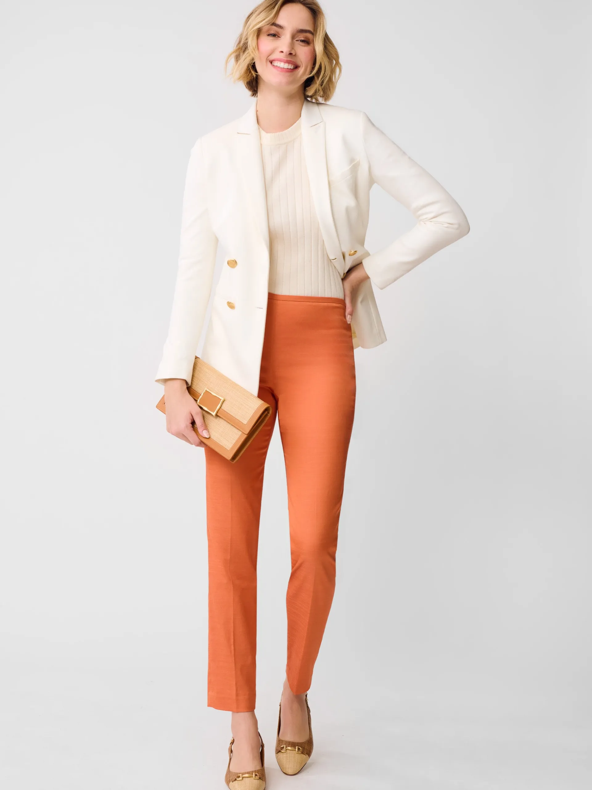 J.McLaughlin Calliope Pants Orange Fashion