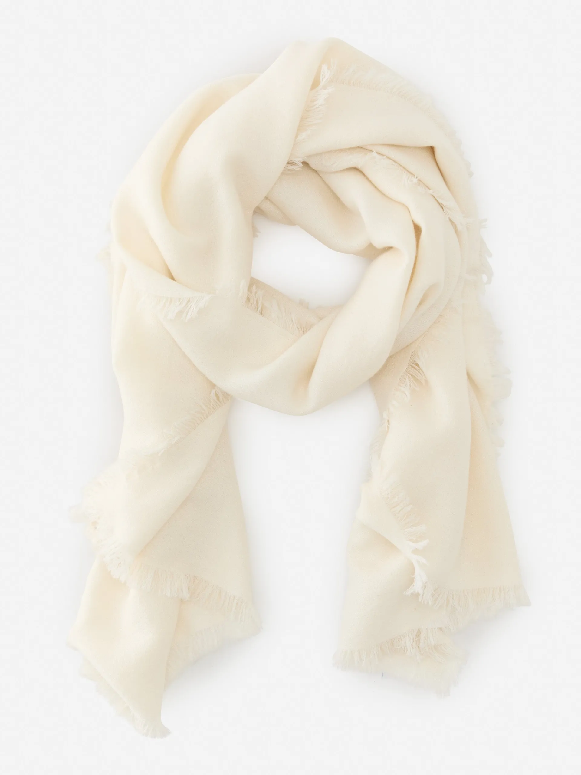 J.McLaughlin Carey Cashmere Scarf Ivory Best Sale