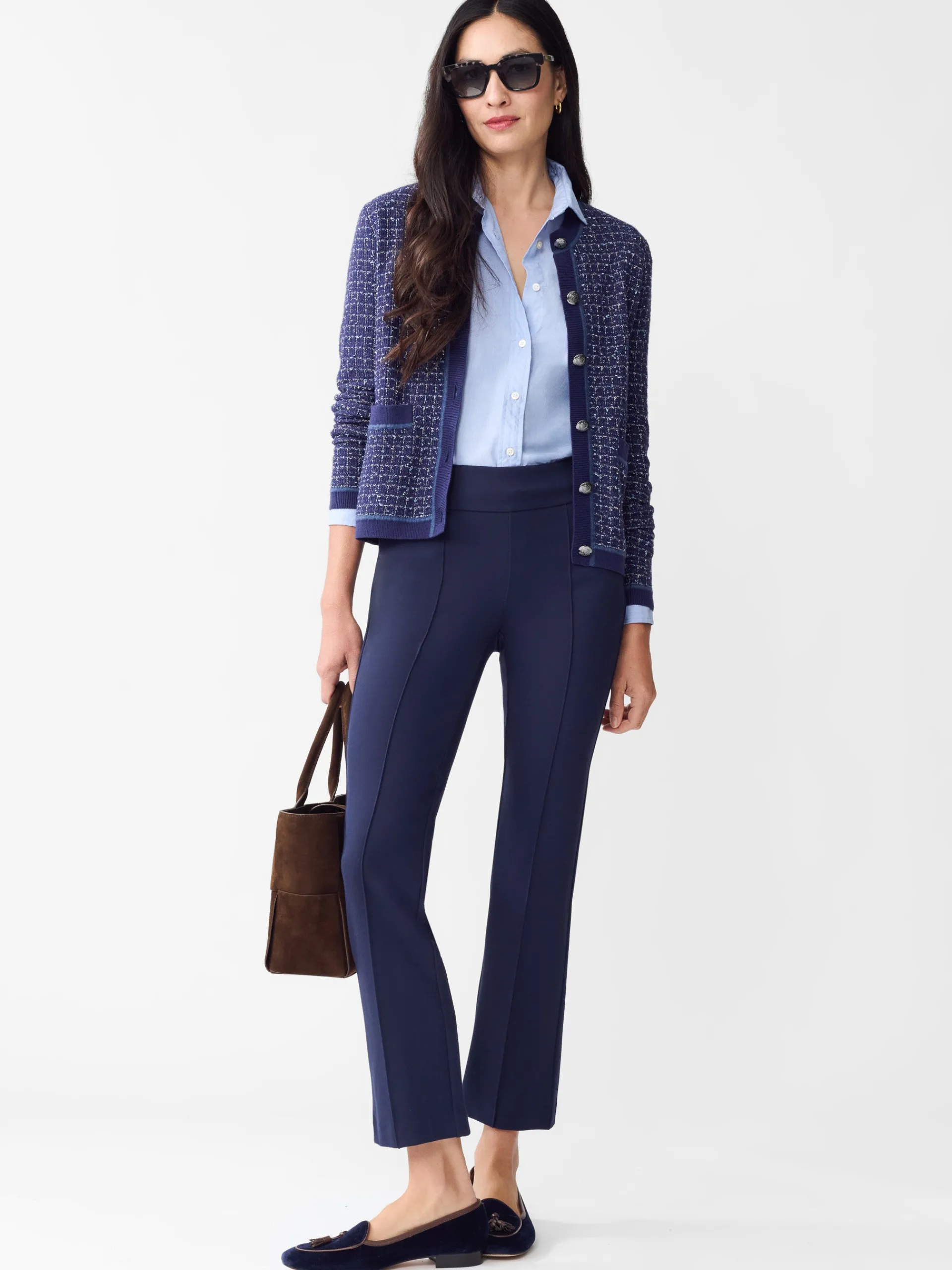 J.McLaughlin Cecille Cardigan Denim Clearance