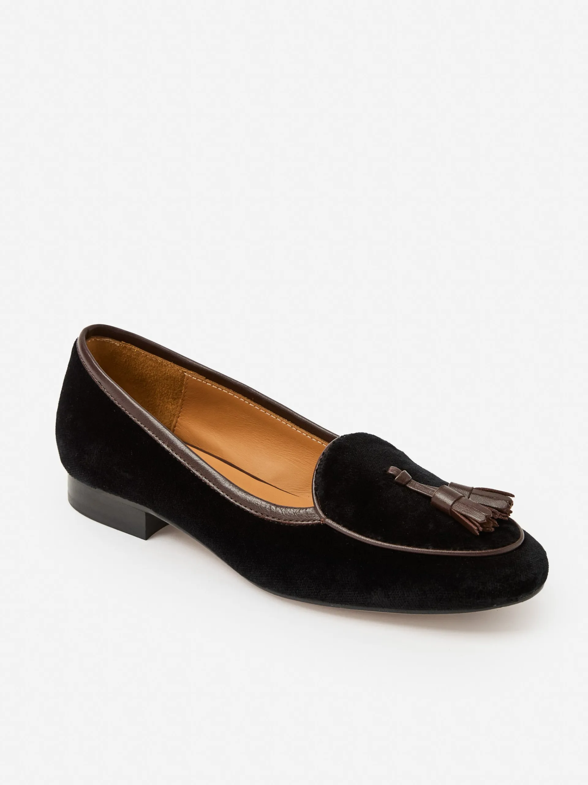 J.McLaughlin Cecily Velvet Loafers Black Online