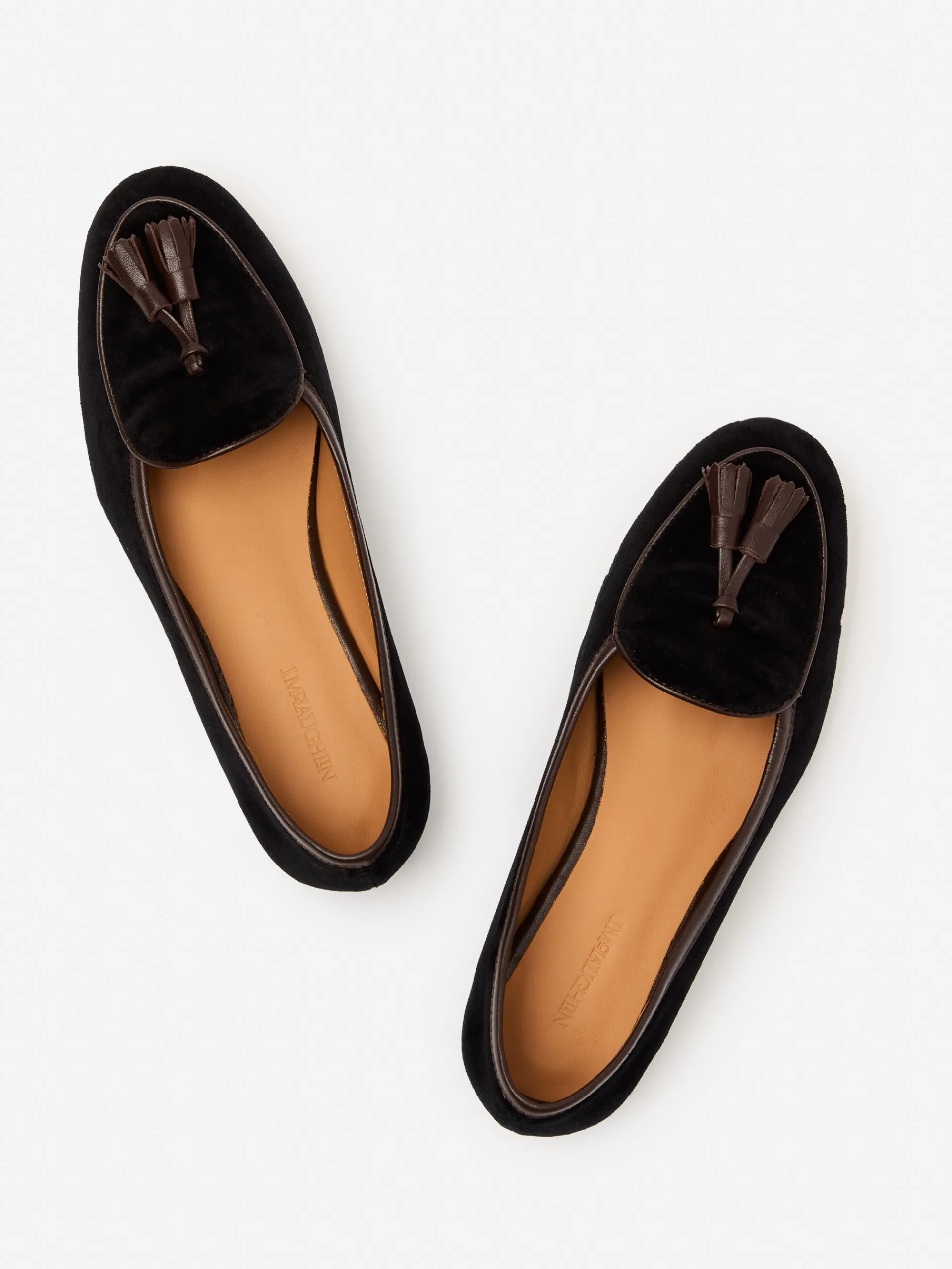 J.McLaughlin Cecily Velvet Loafers Black Online