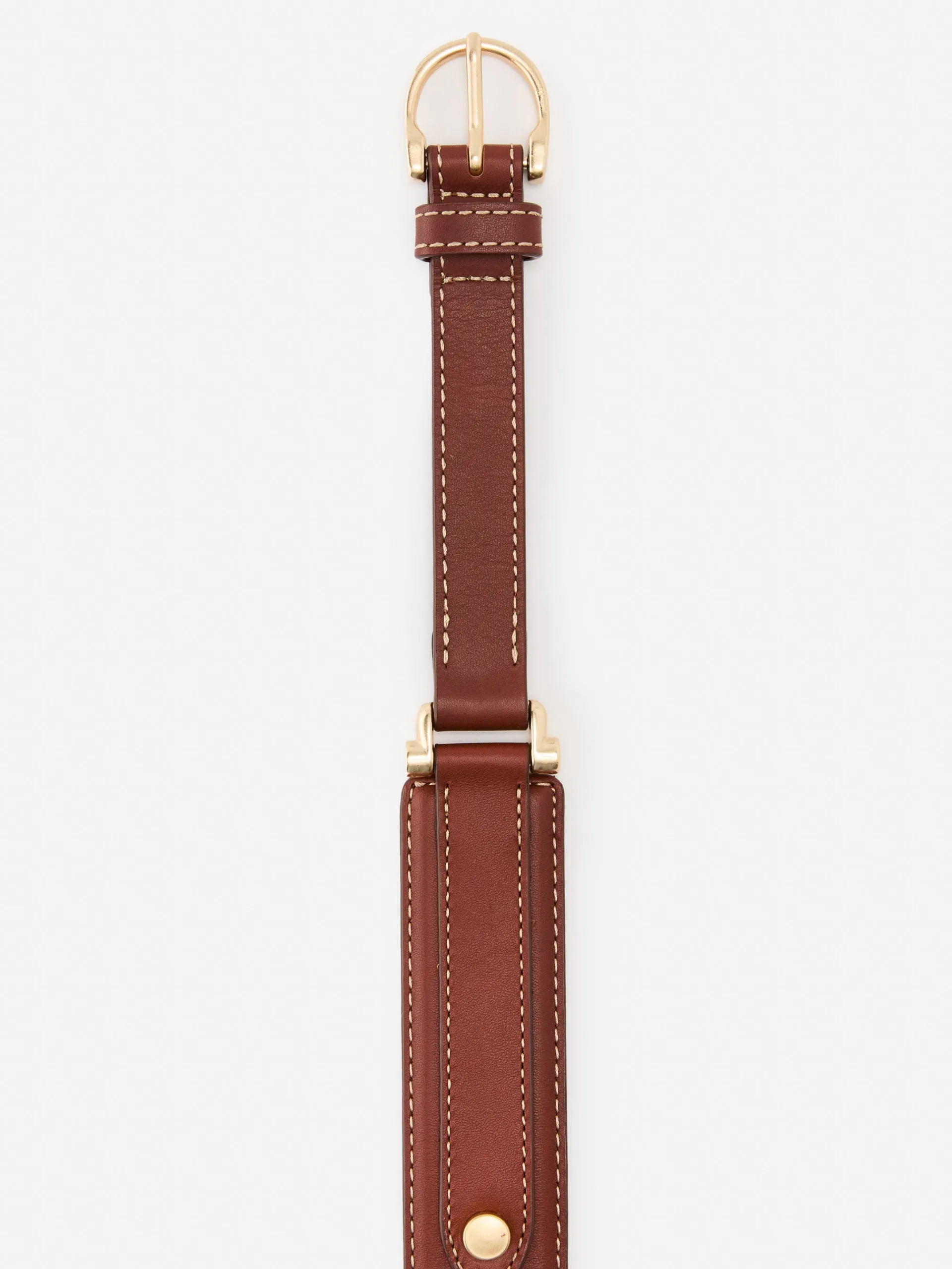 J.McLaughlin Danica Leather Belt Cognac Shop