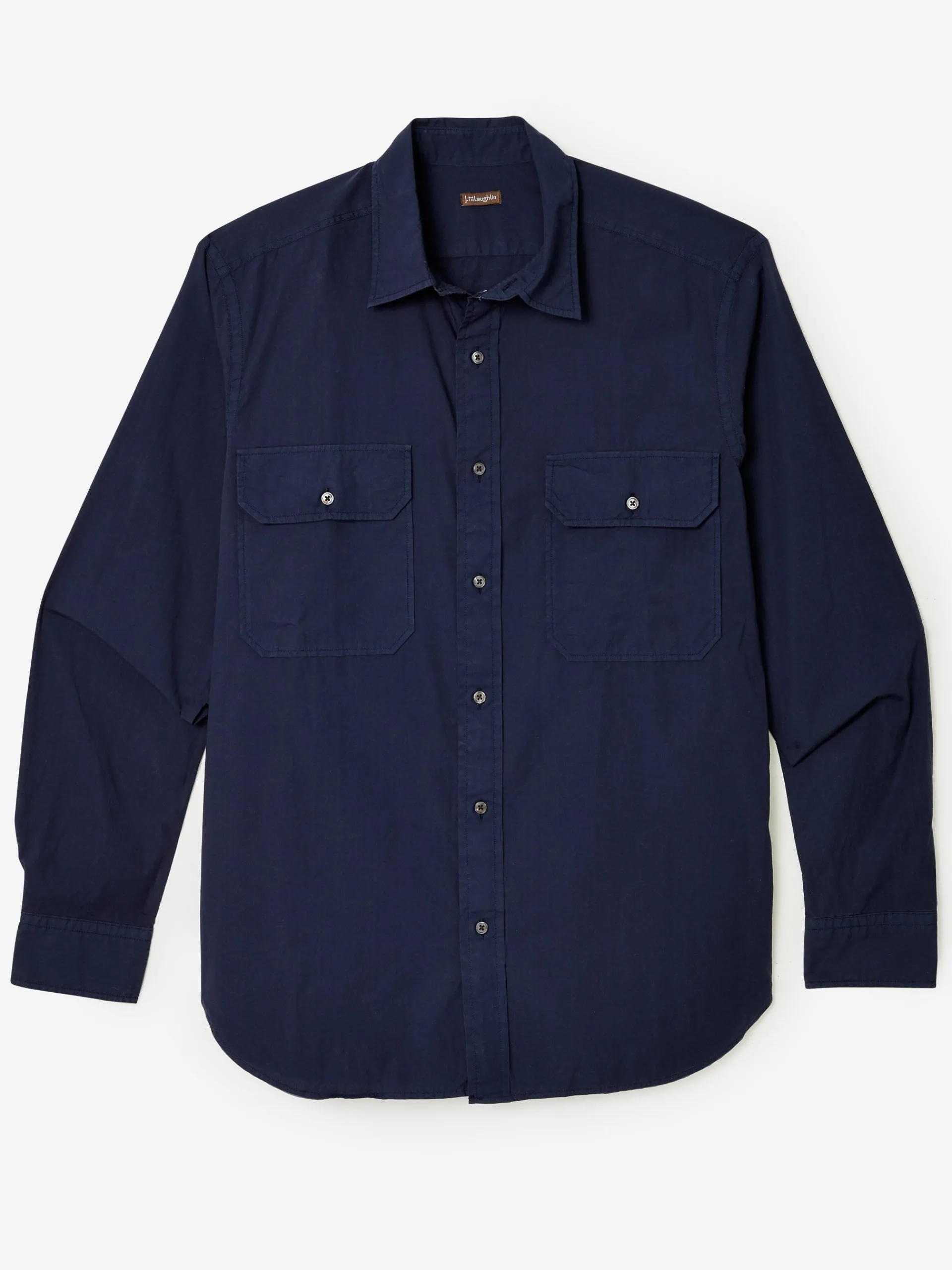 J.McLaughlin Everet Classic Fit Shirt Navy Online