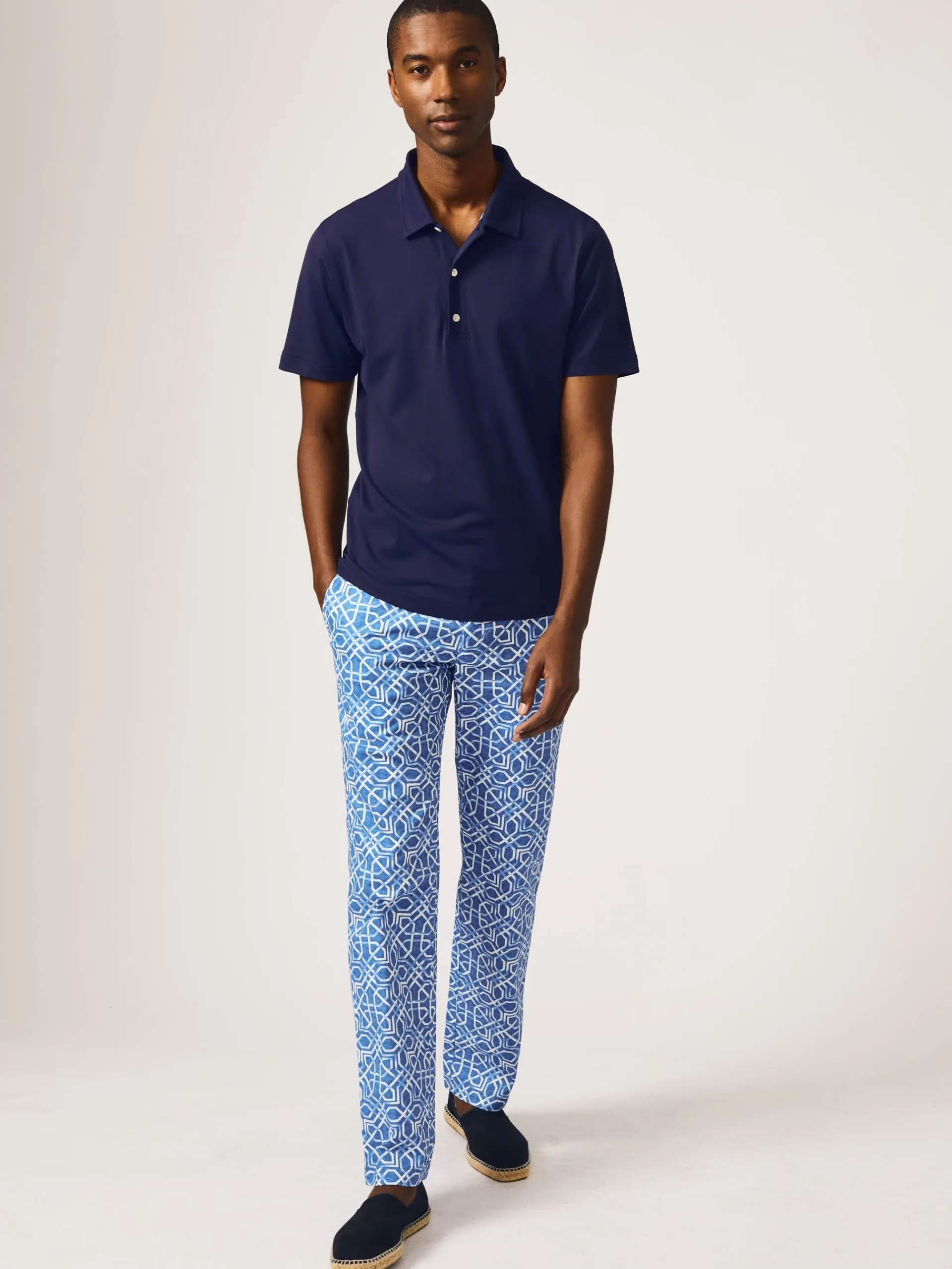J.McLaughlin Fairhope Performance Polo Navy Best Sale
