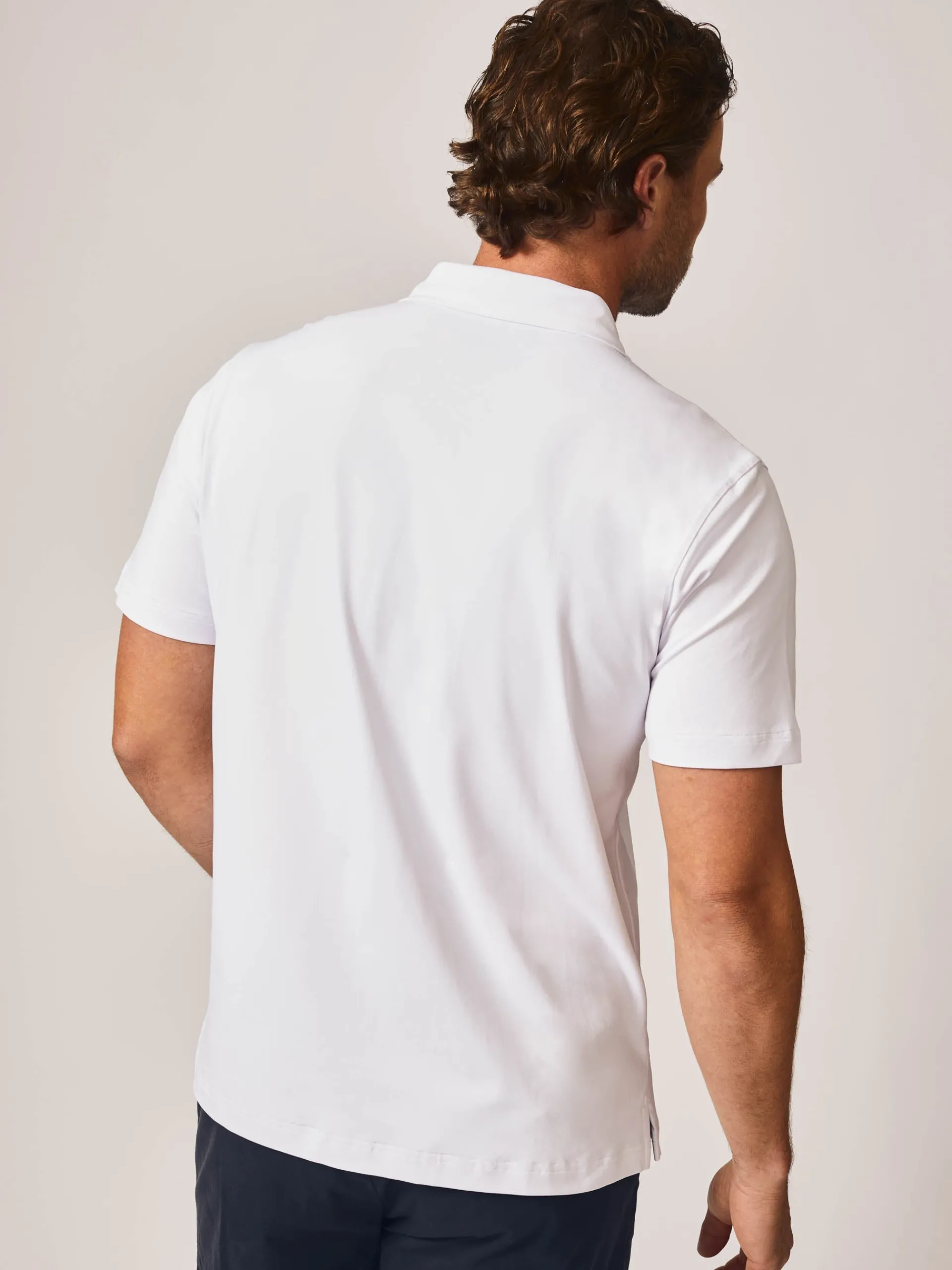 J.McLaughlin Fairhope Performance Polo white Online
