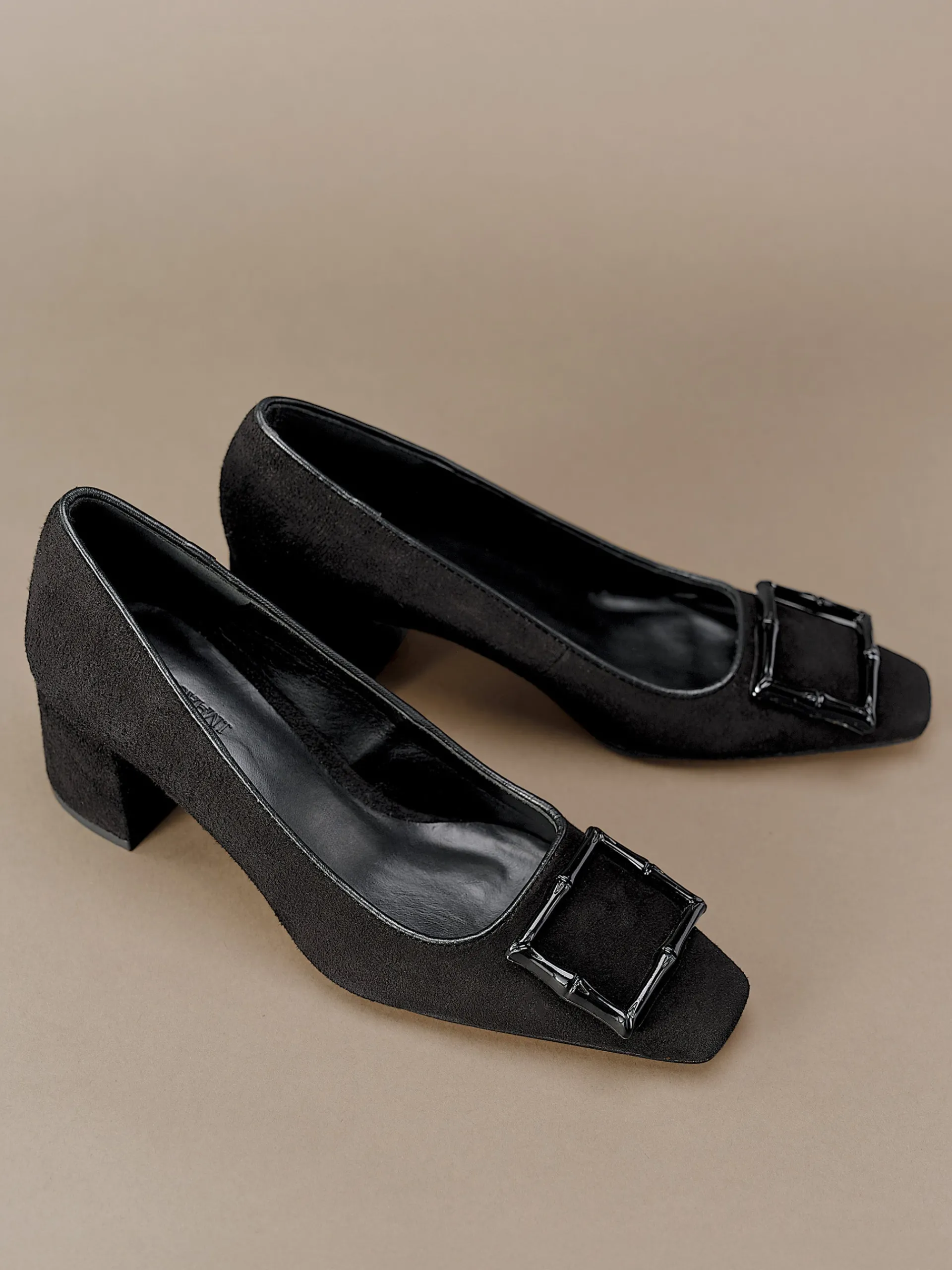 J.McLaughlin Feodora Suede Heels Black Outlet