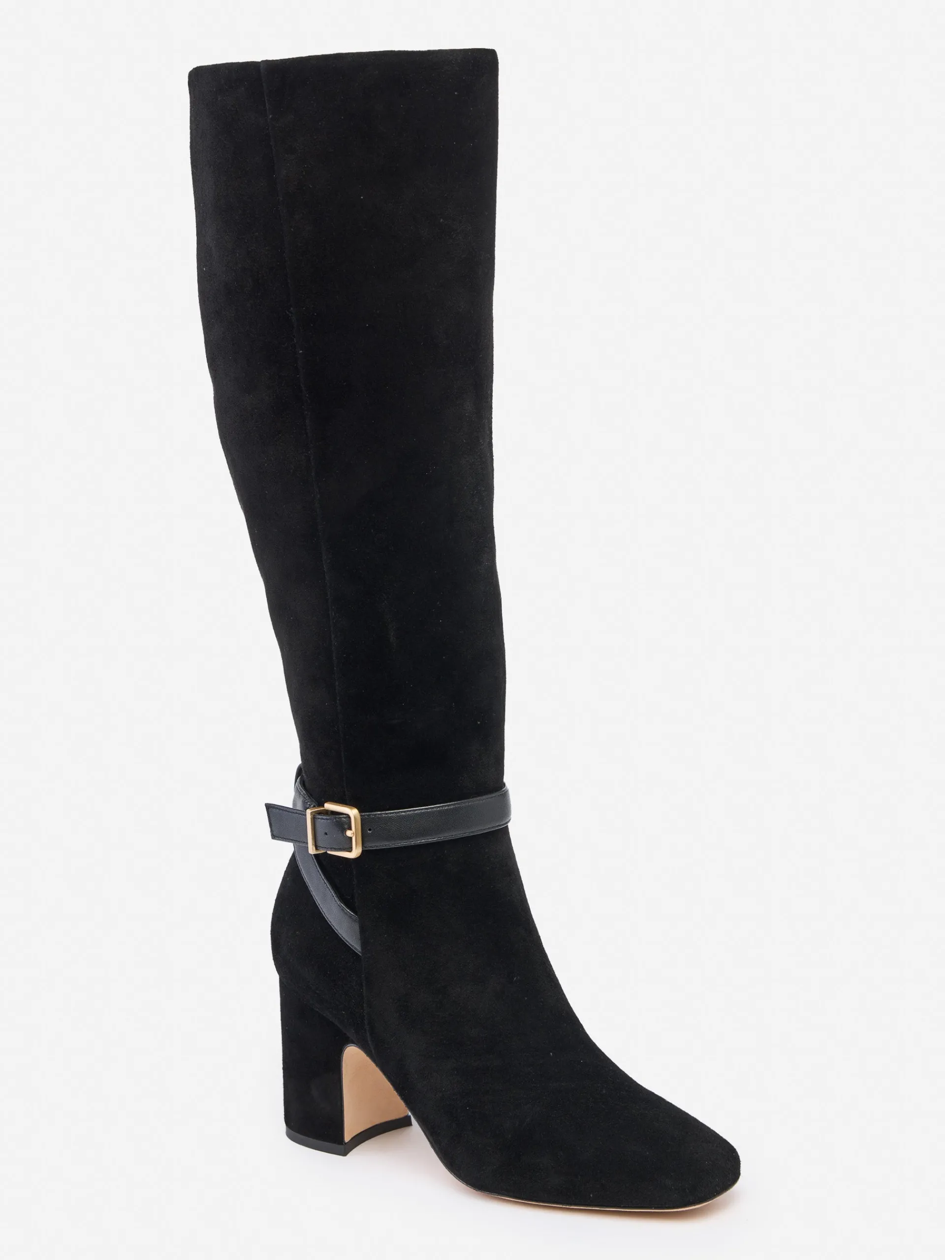 J.McLaughlin Gaia Suede Boots Black Best Sale