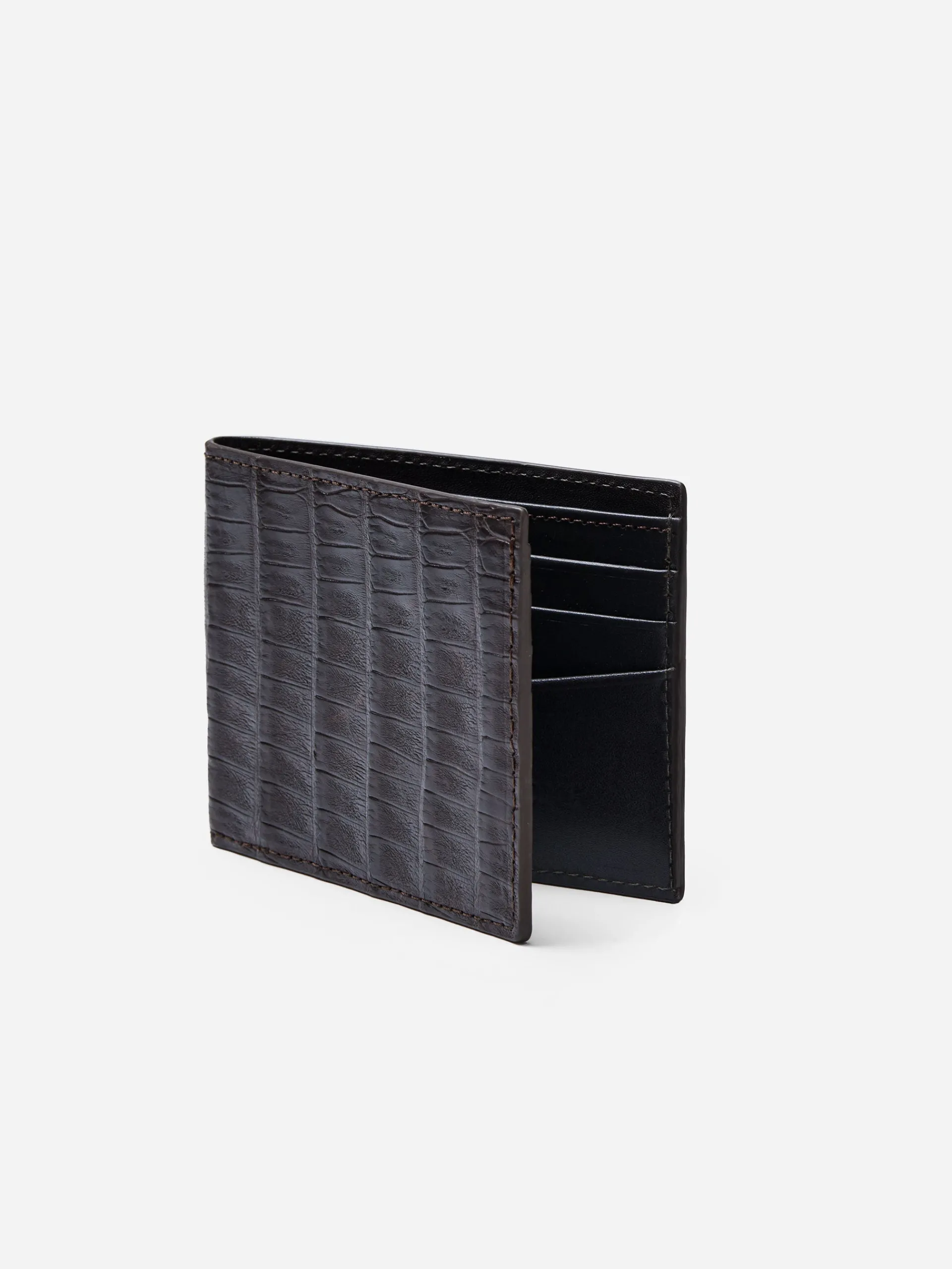 J.McLaughlin Genuine Crocodile Wallet Cigar Cheap