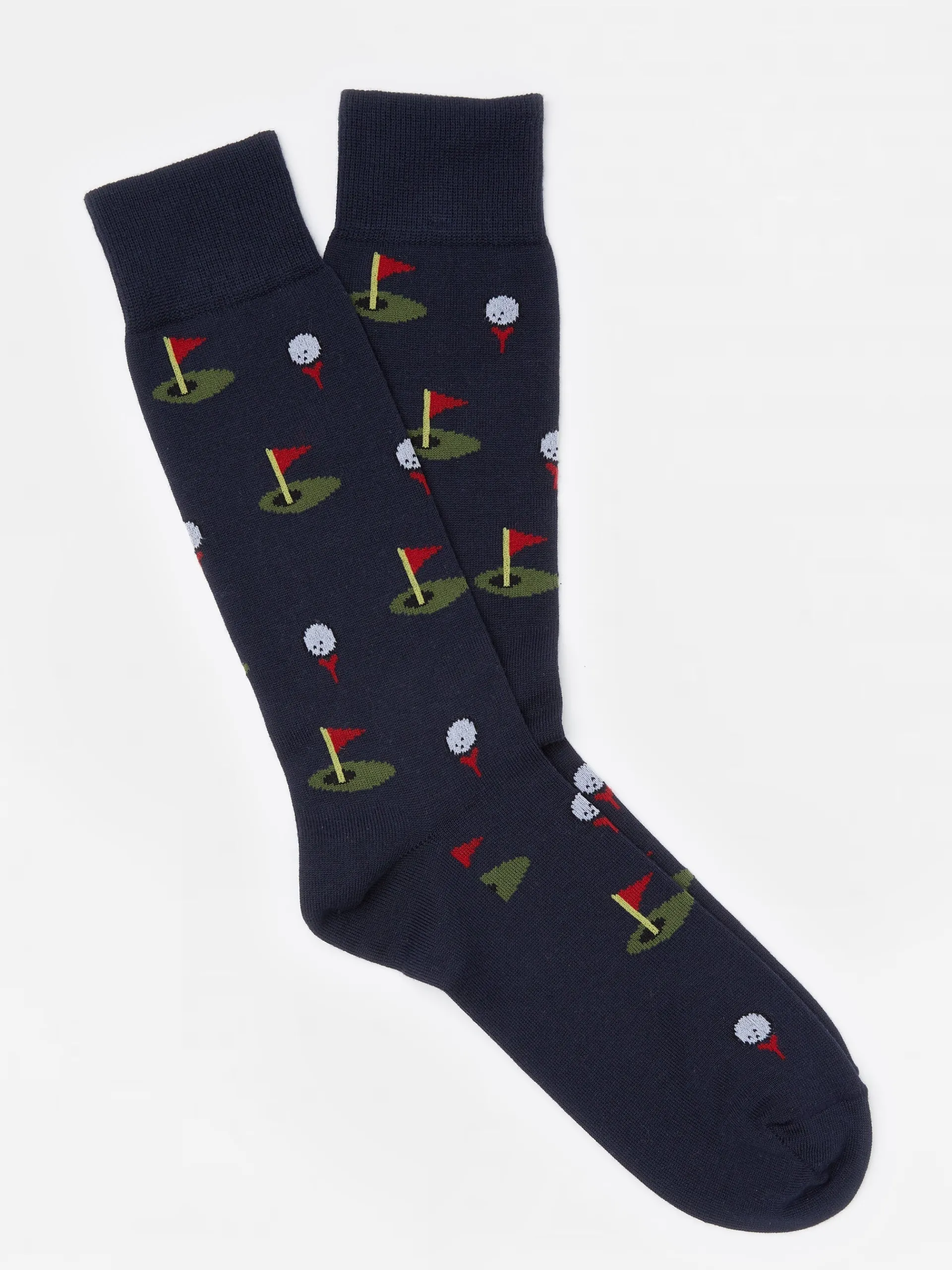 J.McLaughlin Golf Tee Socks Navy Shop