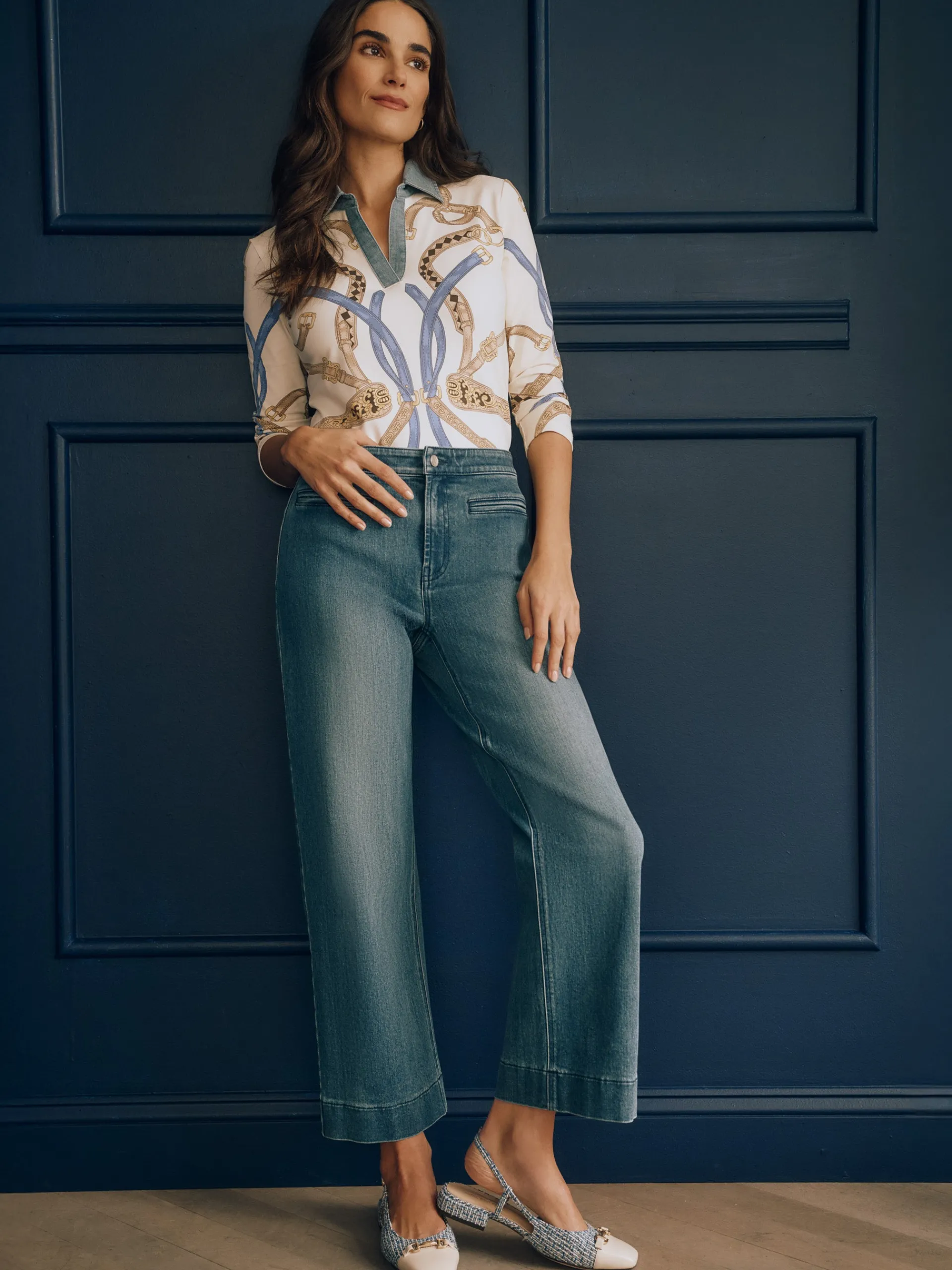 J.McLaughlin Hadleigh Jeans MediumBlue Outlet