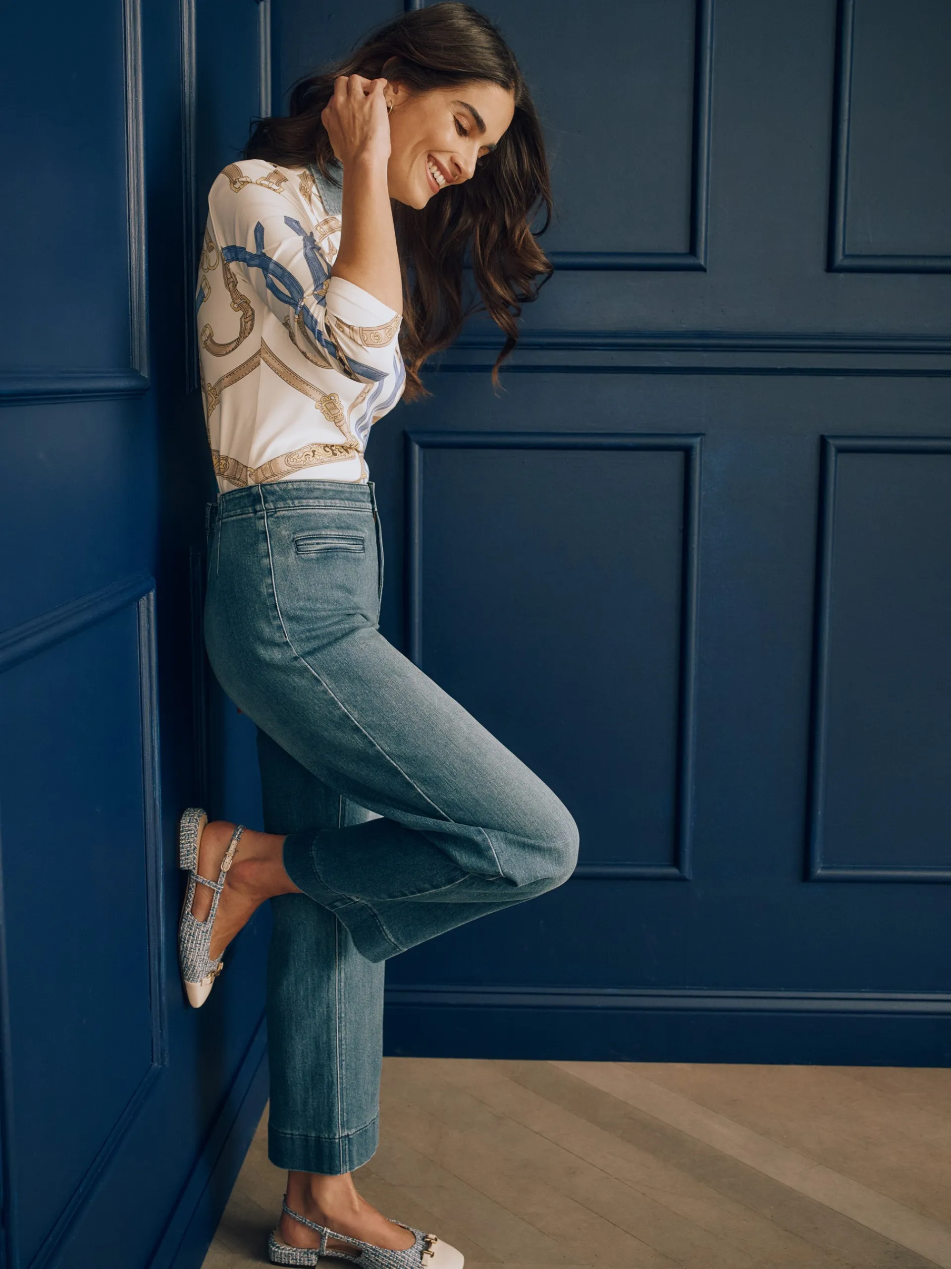 J.McLaughlin Hadleigh Jeans MediumBlue Outlet