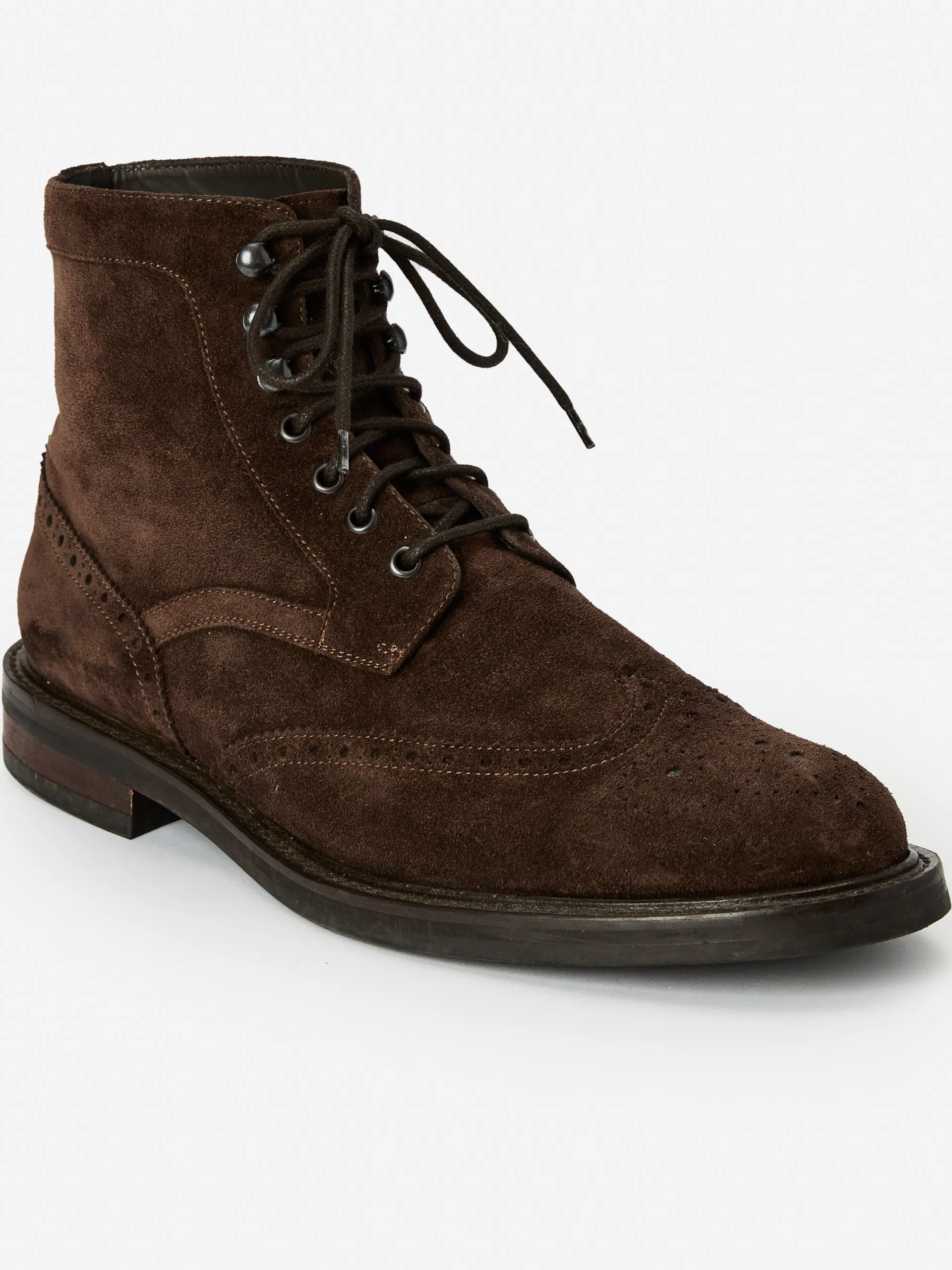 J.McLaughlin Harris Wingtip Country Boots DarkBrown Fashion