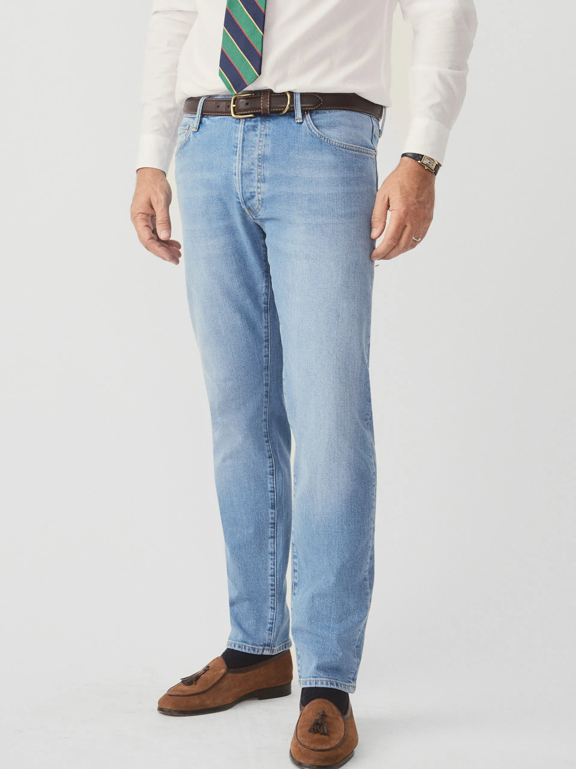 J.McLaughlin Hyland Jeans SunFadedDenim Cheap