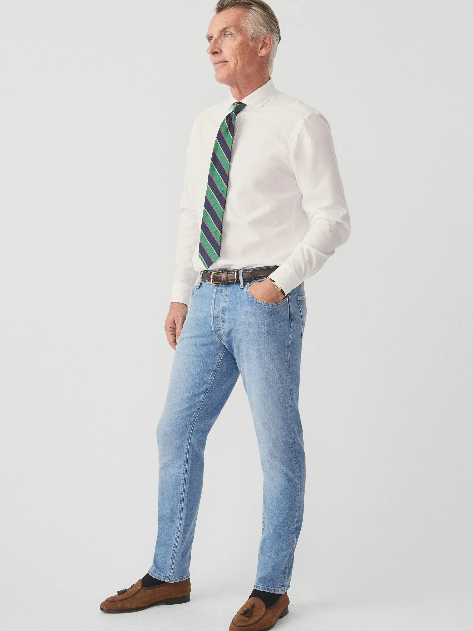 J.McLaughlin Hyland Jeans SunFadedDenim Cheap
