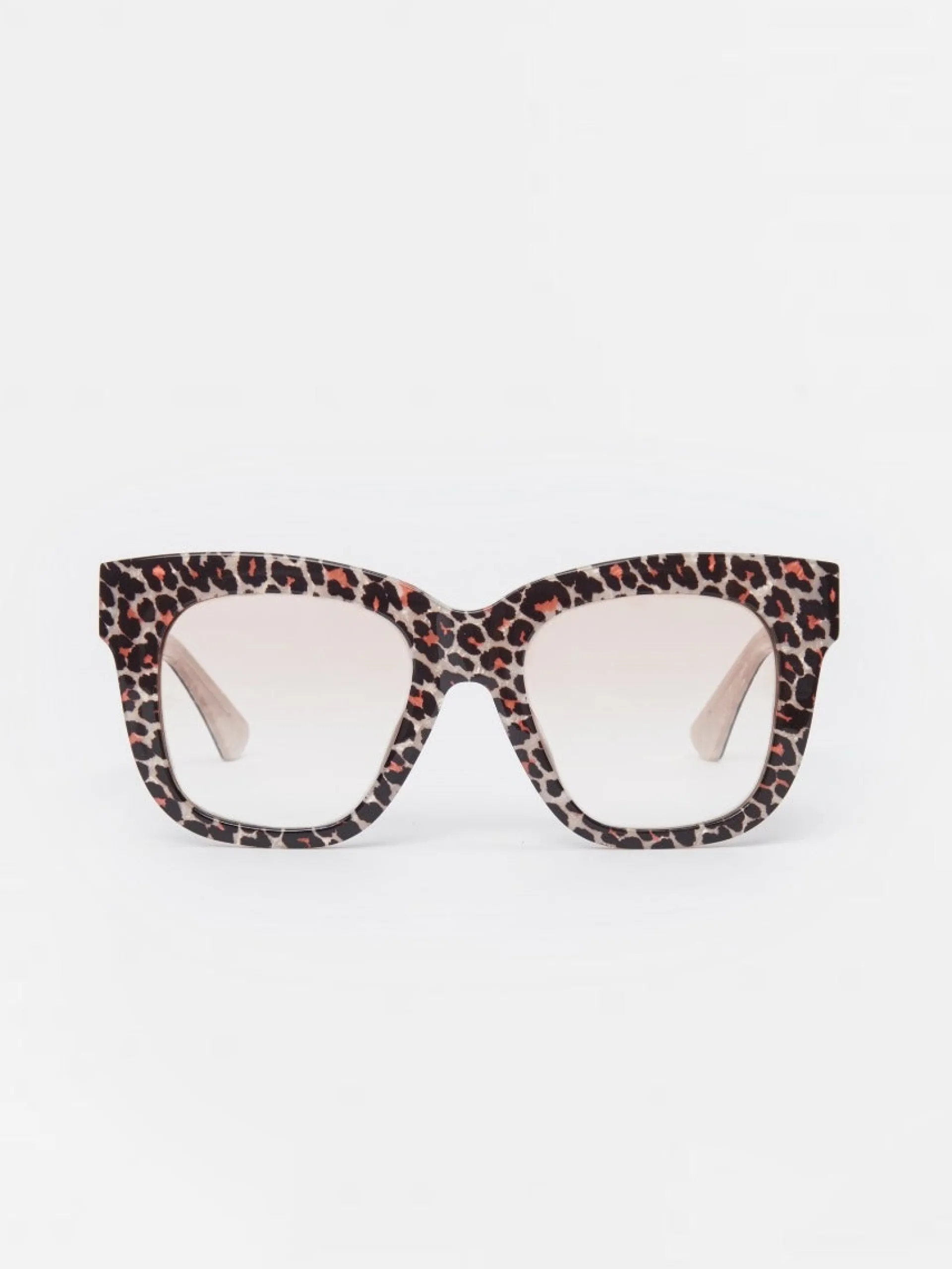 J.McLaughlin Jaden Readers in Leopard DarkBrownLeopard Cheap
