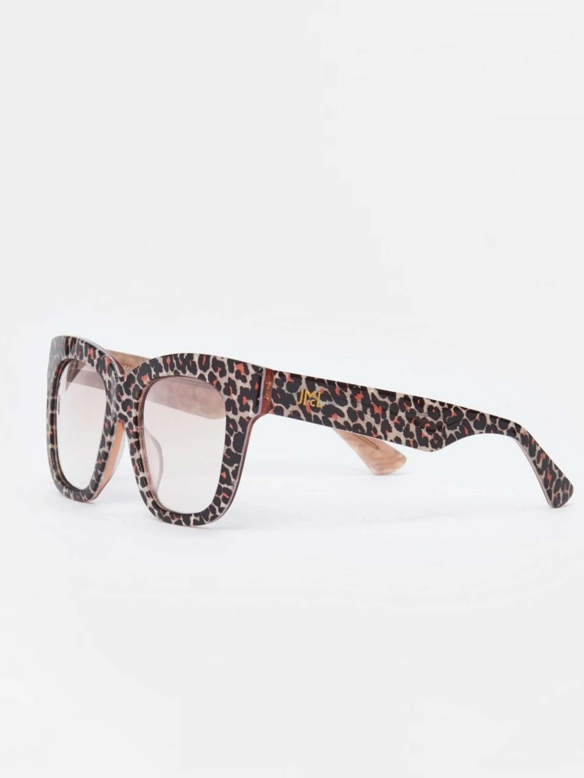 J.McLaughlin Jaden Readers in Leopard DarkBrownLeopard Cheap