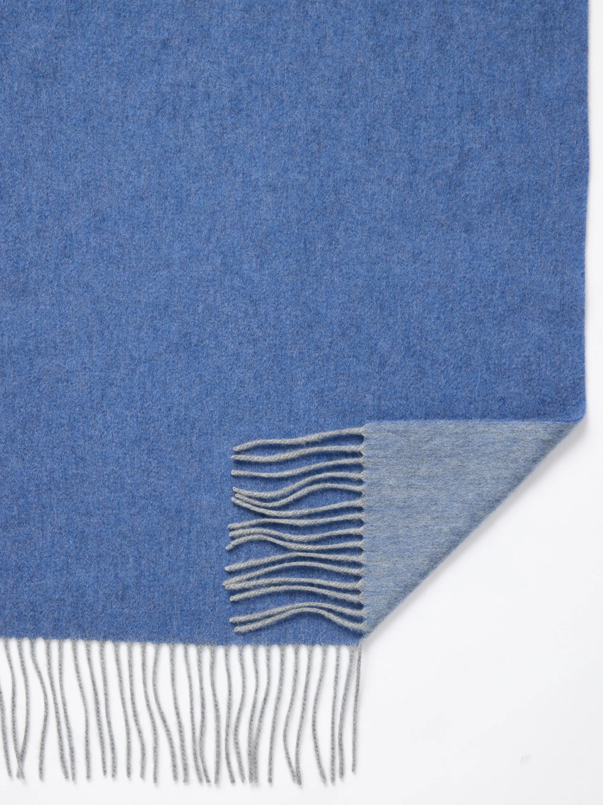 J.McLaughlin Jaipur Cashmere Scarf Navy/Gray Flash Sale