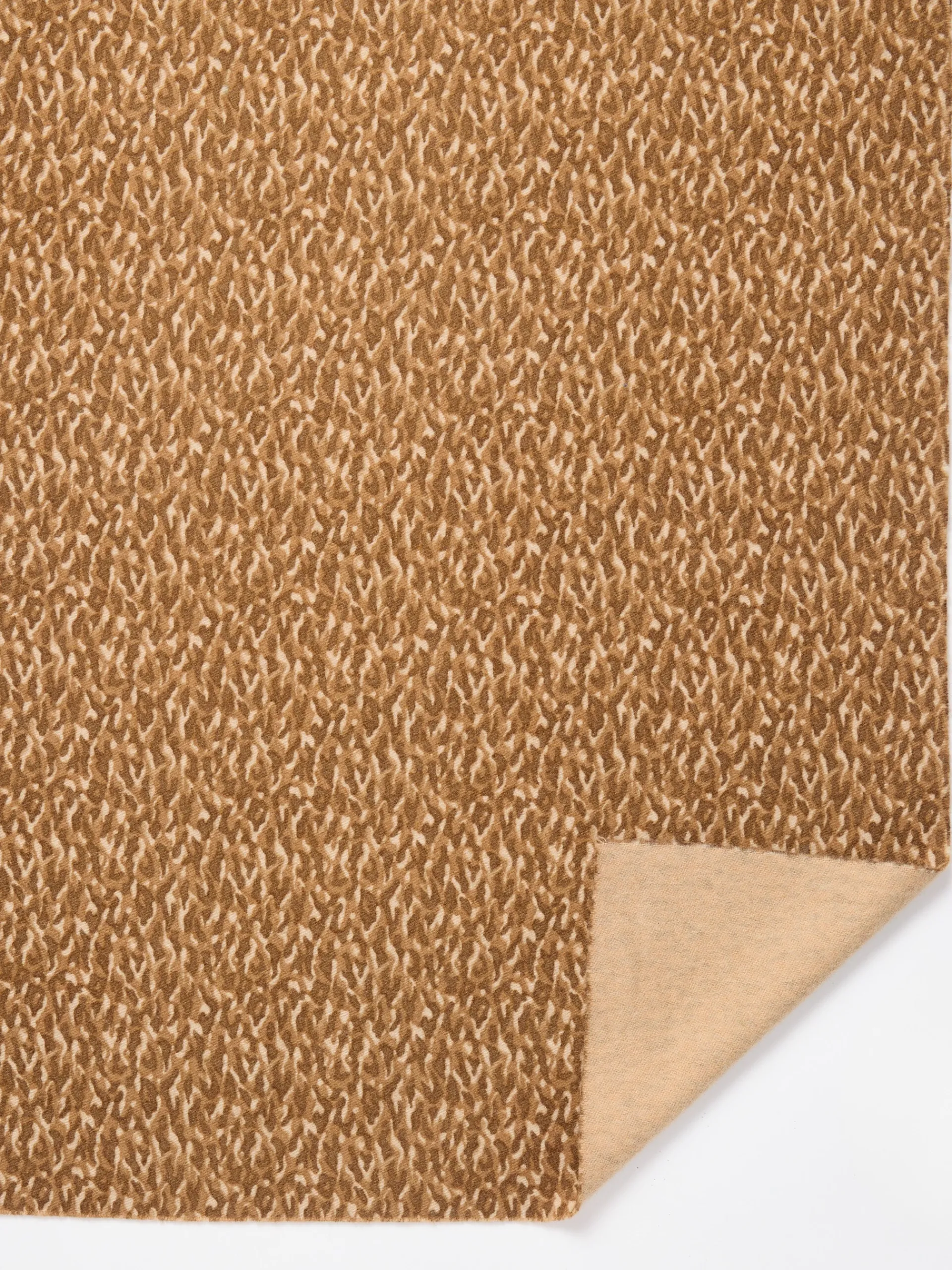 J.McLaughlin Jaipur Cashmere Scarf in Bengal Spot Camel/Brown New