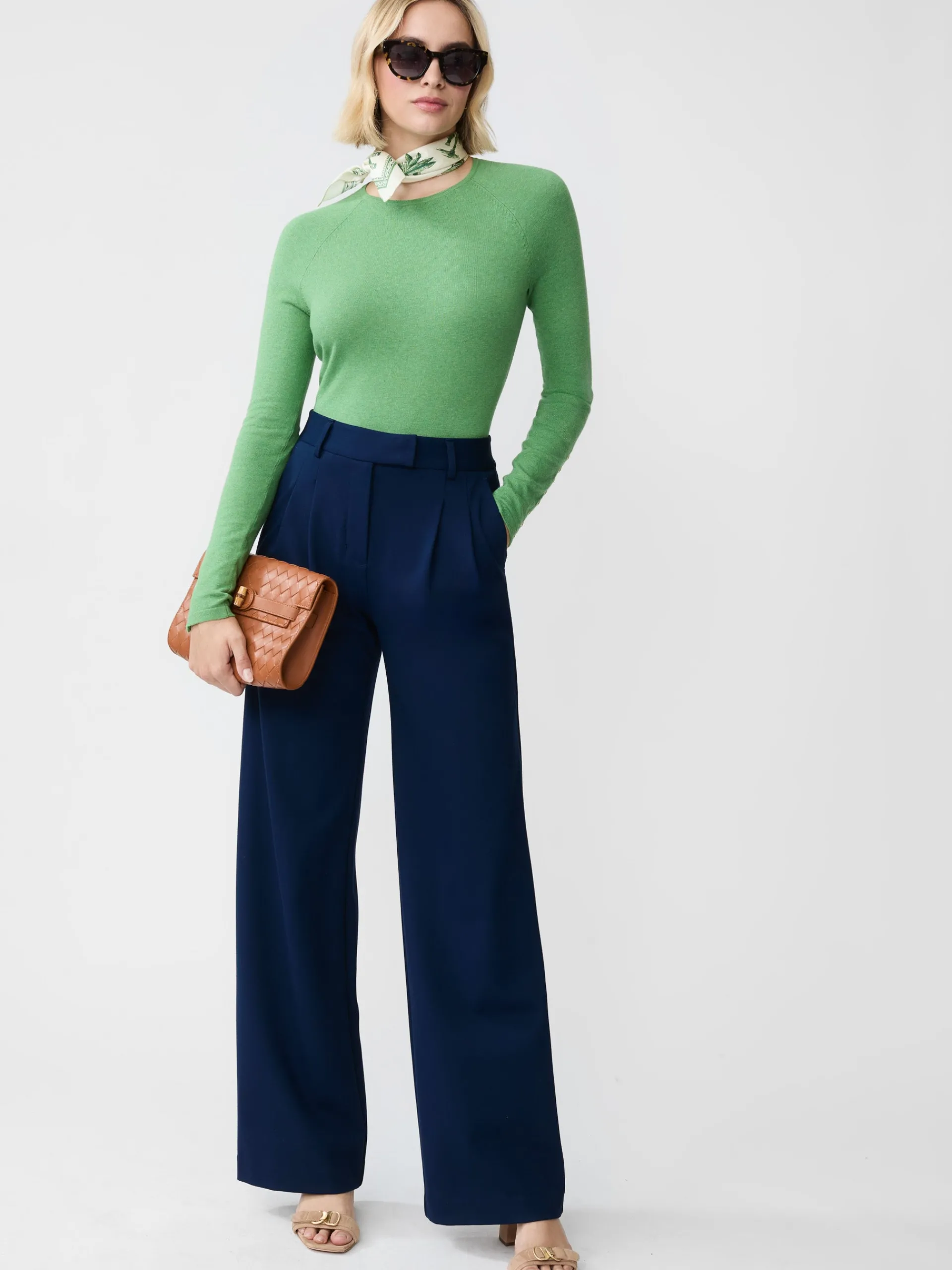 J.McLaughlin Jamey Sweater LightHeatherGreen Store