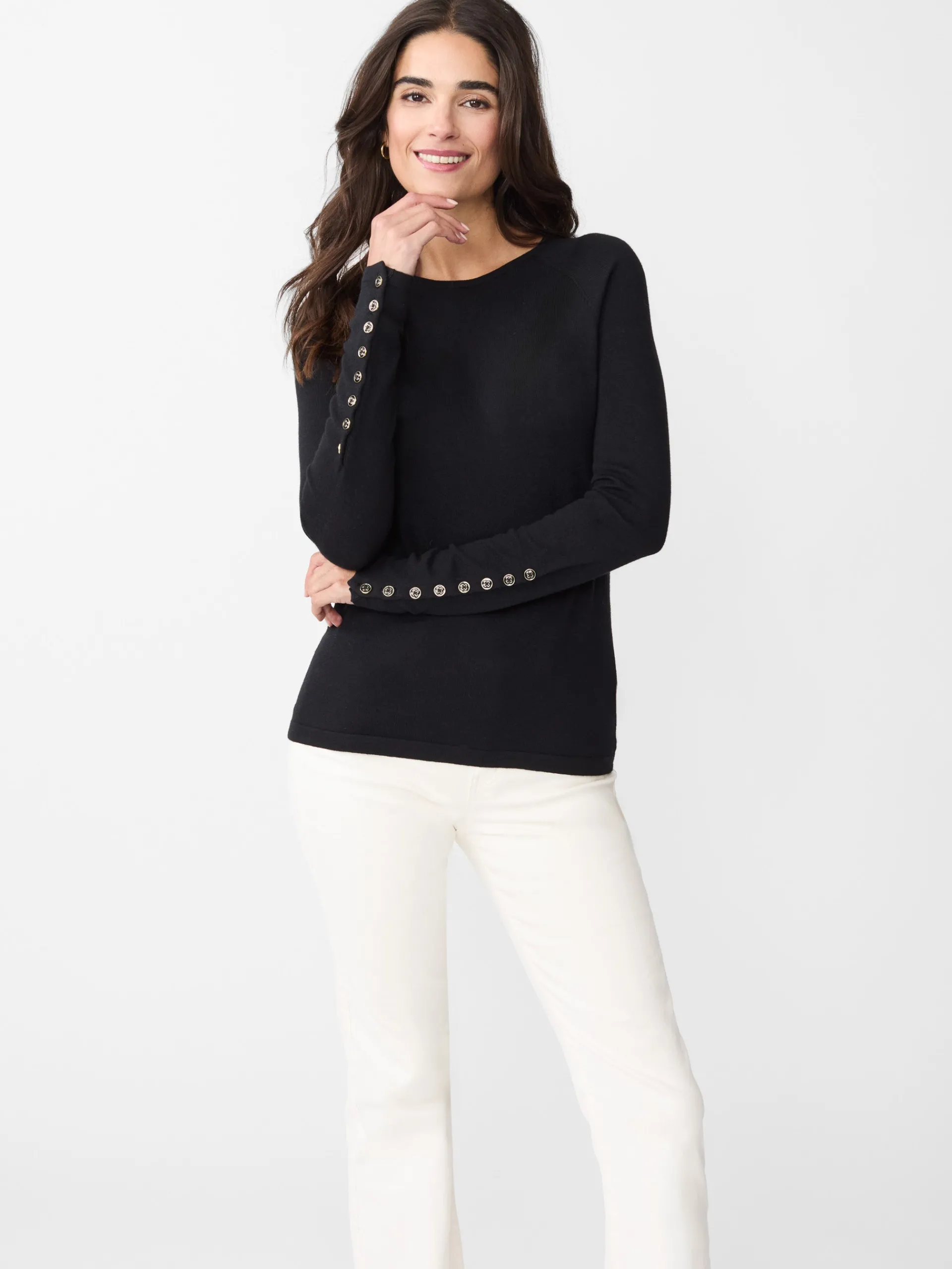 J.McLaughlin Jamey Sweater Black Shop