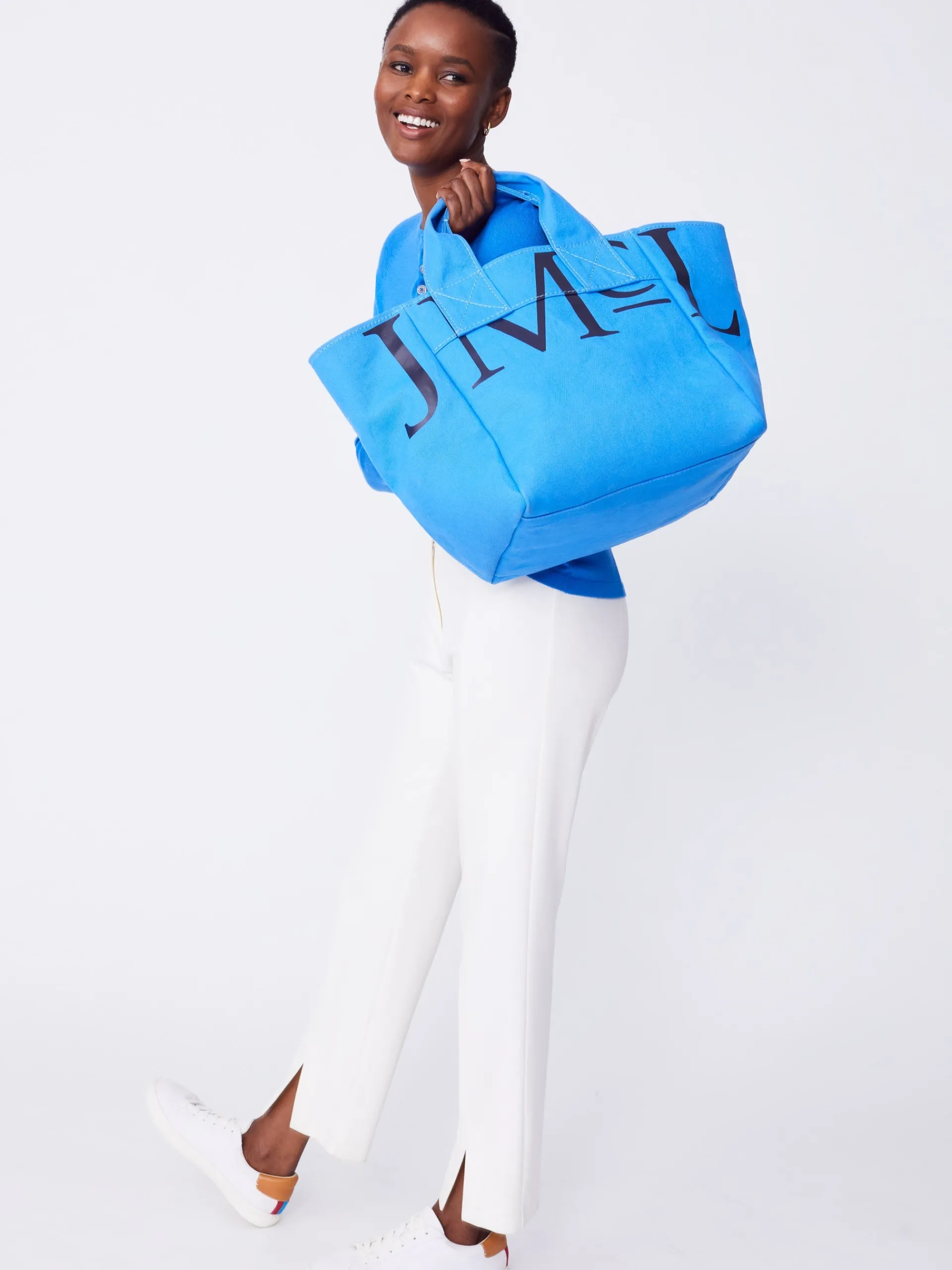 J.McLaughlin Logo Tote Bag JMCBlue Outlet