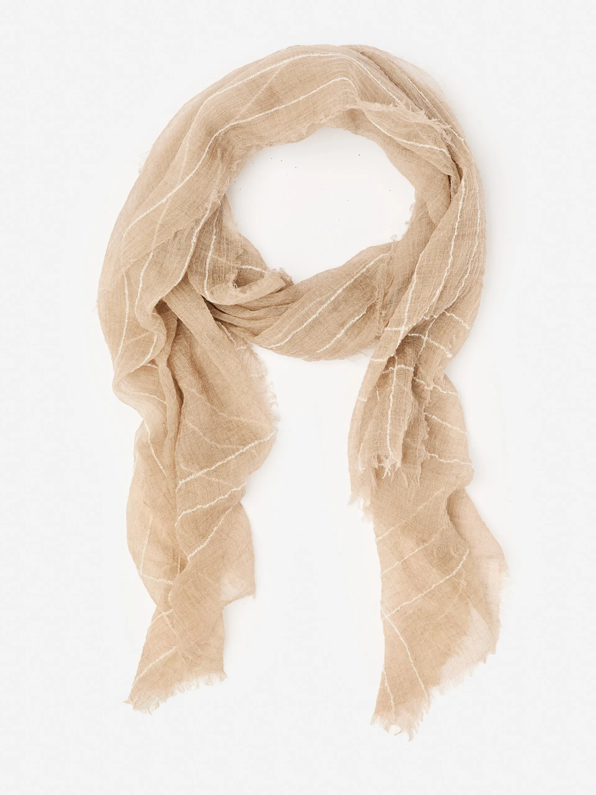 J.McLaughlin Lawton Cashmere Scarf Taupe Clearance