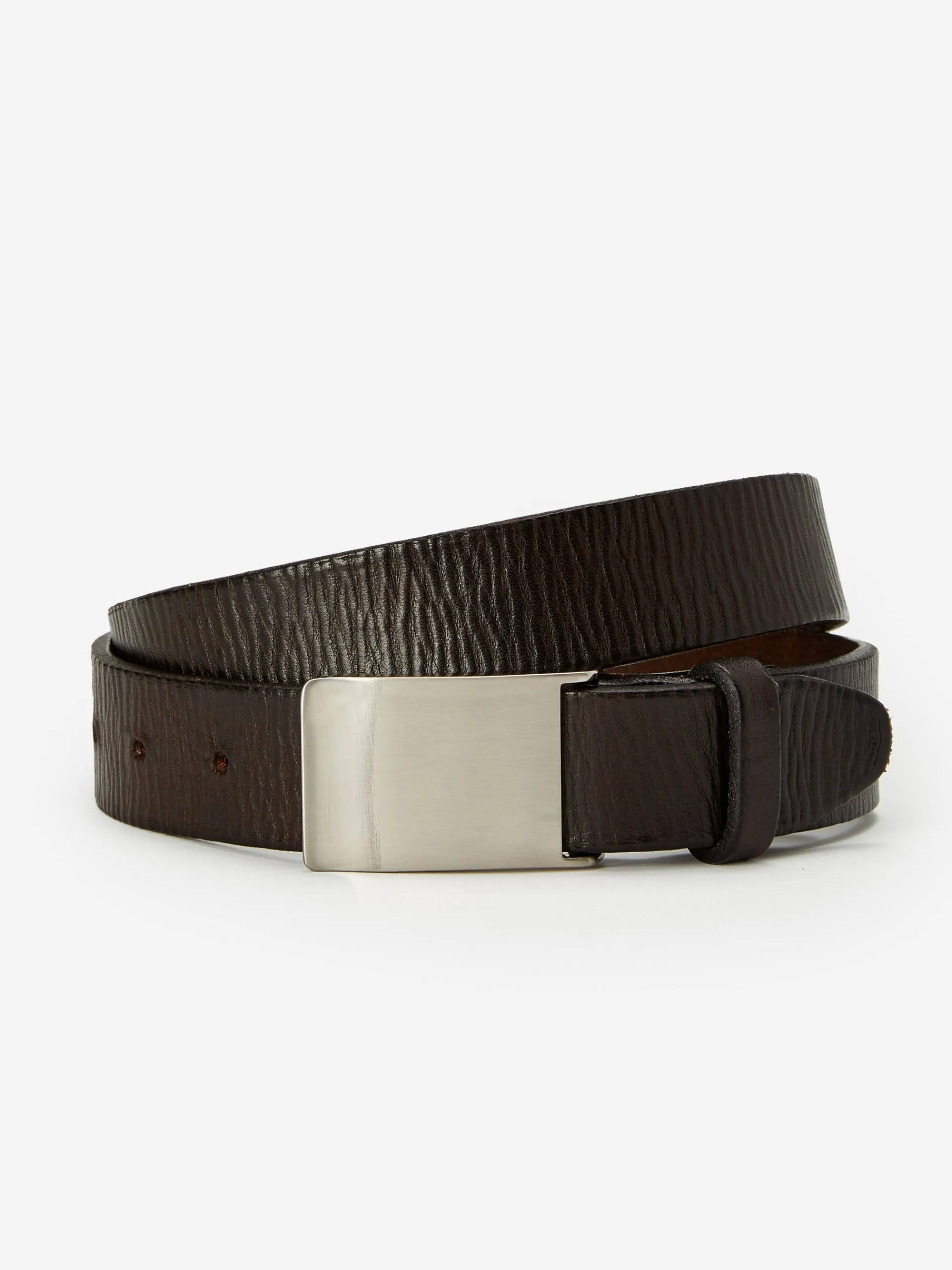 J.McLaughlin Leather Distressed Belt Brown Hot