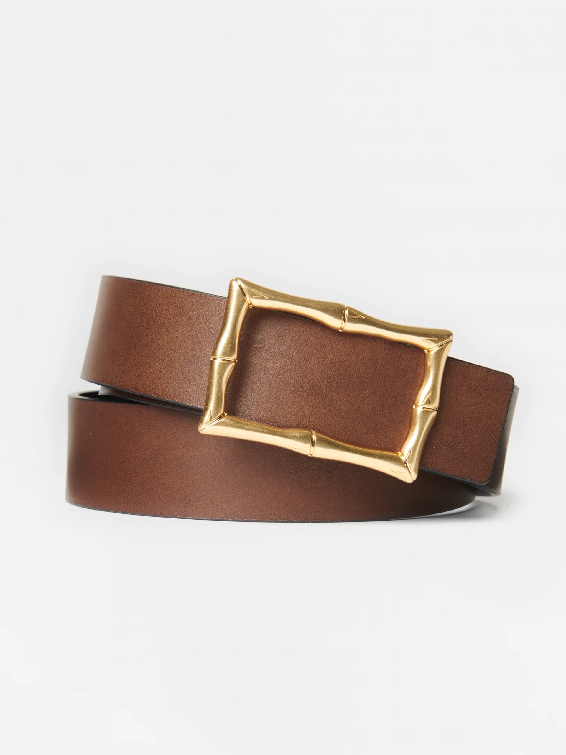 J.McLaughlin Lina Reversible Leather Belt Black/Cork Clearance