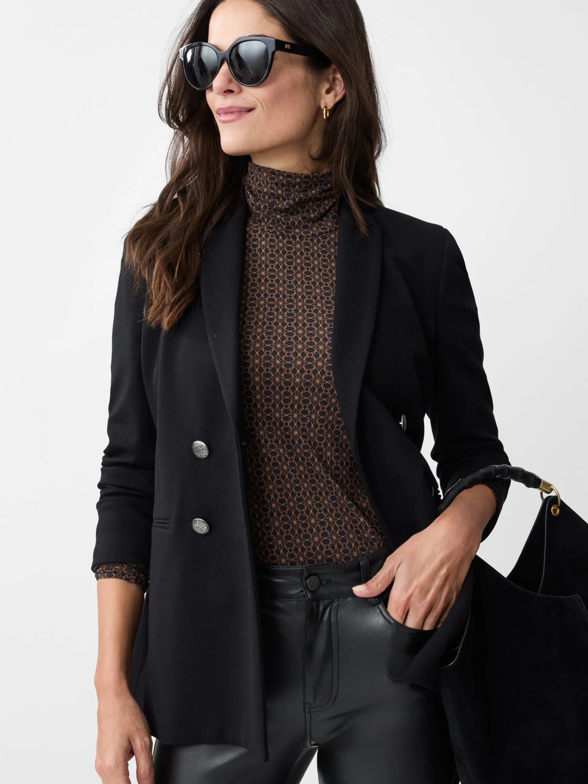 J.McLaughlin Marlowe Blazer Black Sale