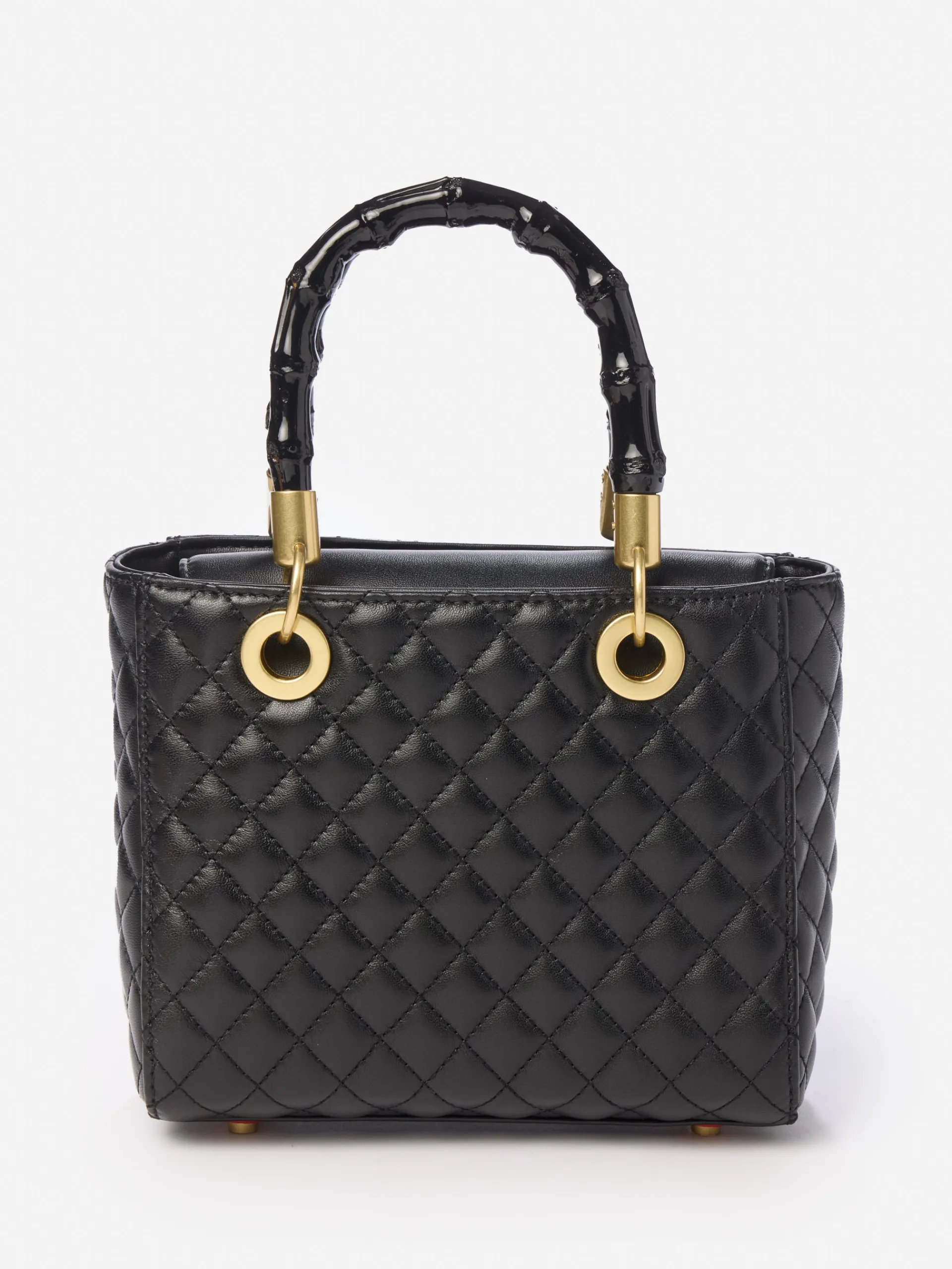 J.McLaughlin Mathilde Quilted Leather Handbag Black Sale