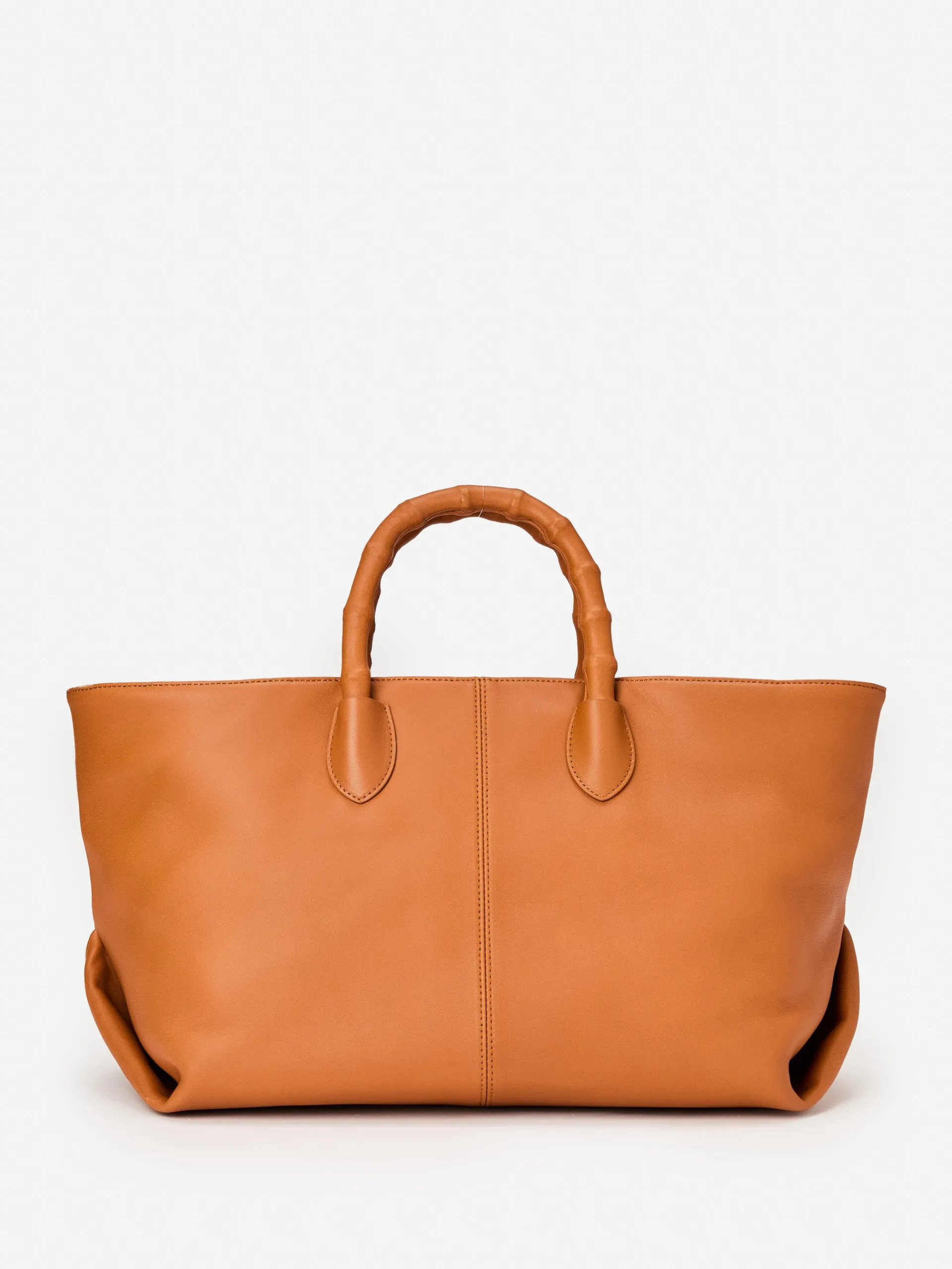 J.McLaughlin Melissa Leather Tote Bag DarkVachetta Fashion