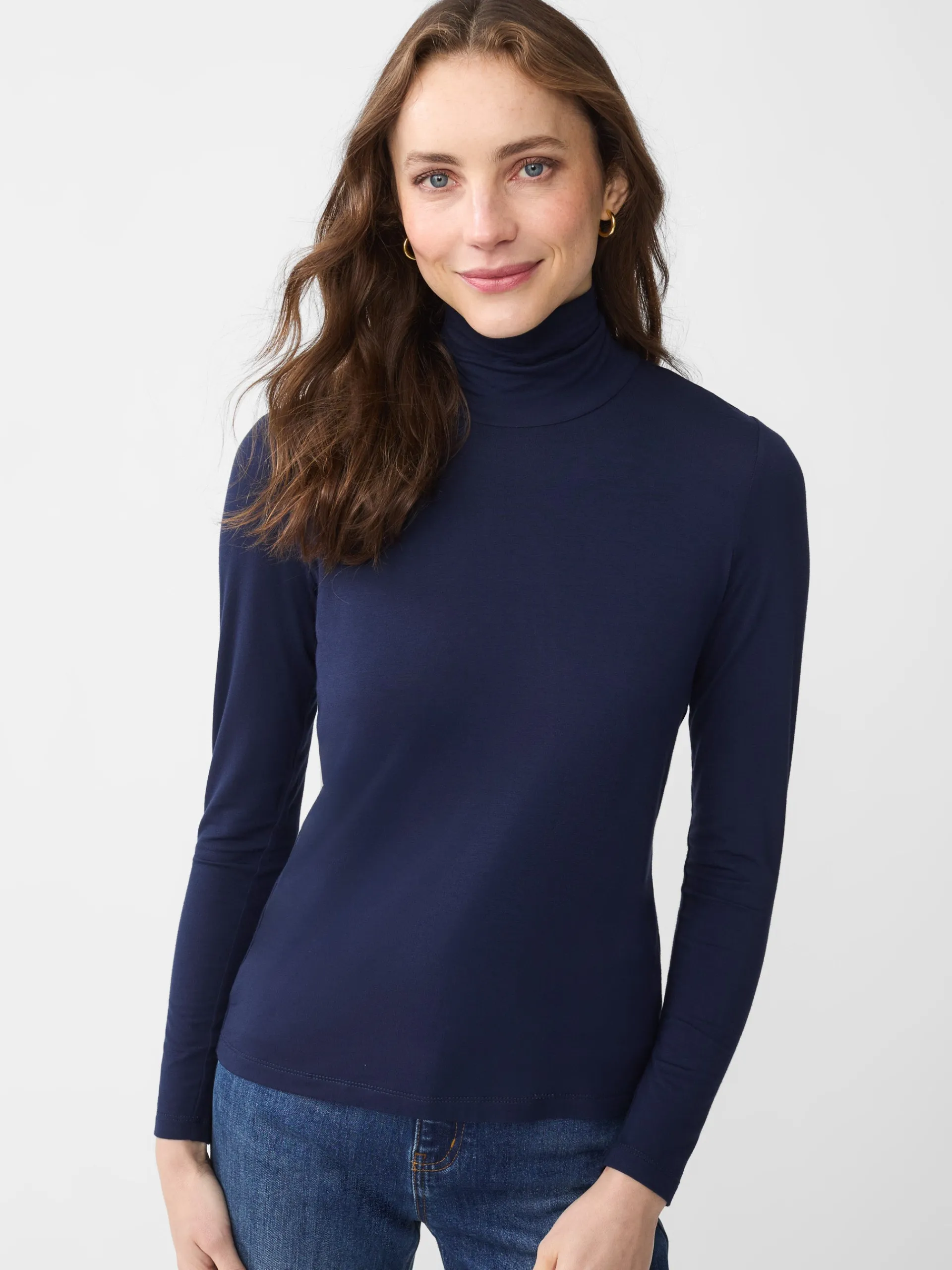 J.McLaughlin Nadia Turtleneck Navy Online