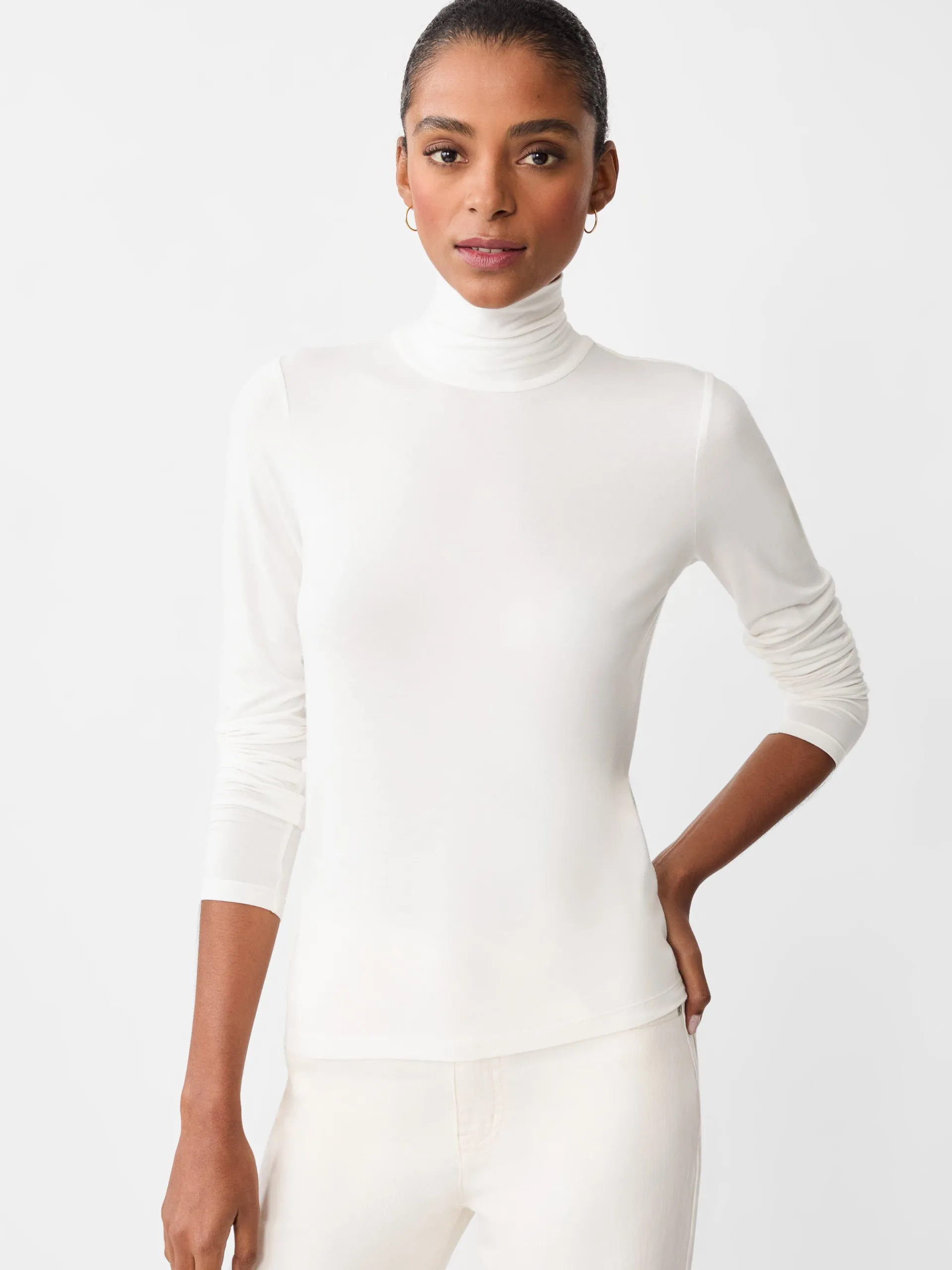 J.McLaughlin Nadia Turtleneck OffWhite New