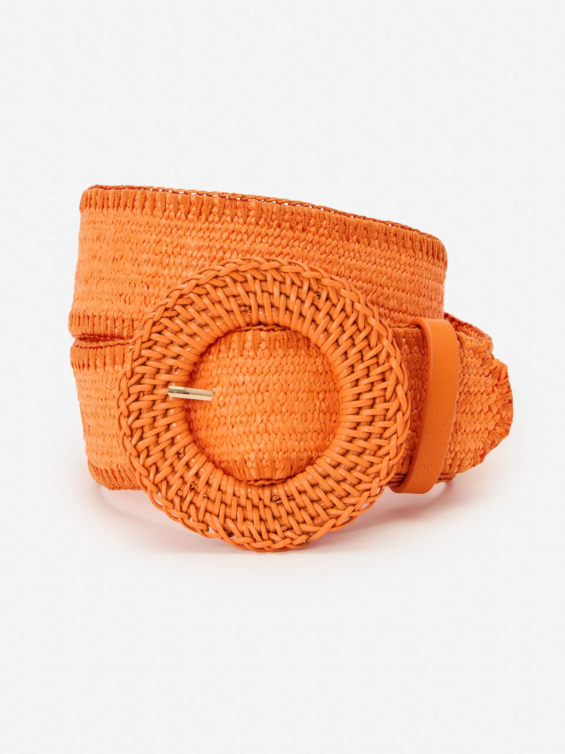 J.McLaughlin Popie Grasscloth Belt Orange Best Sale