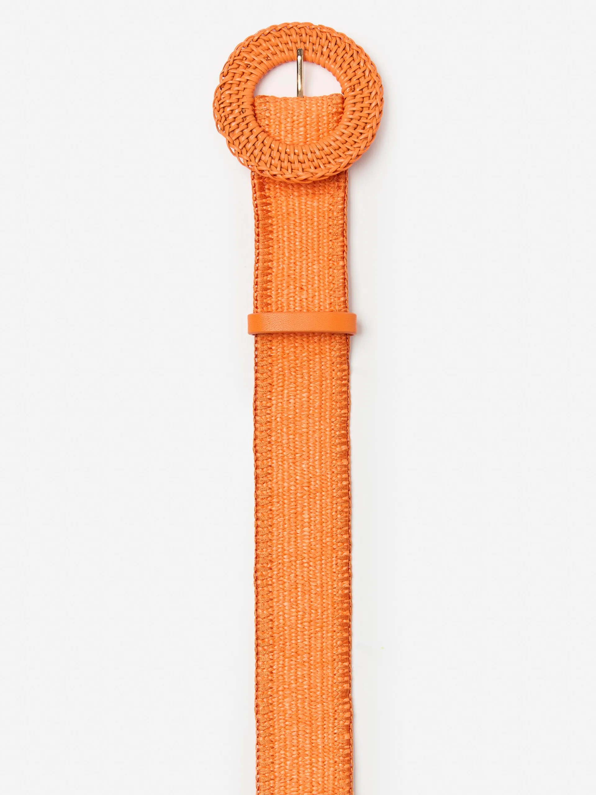 J.McLaughlin Popie Grasscloth Belt Orange Best Sale