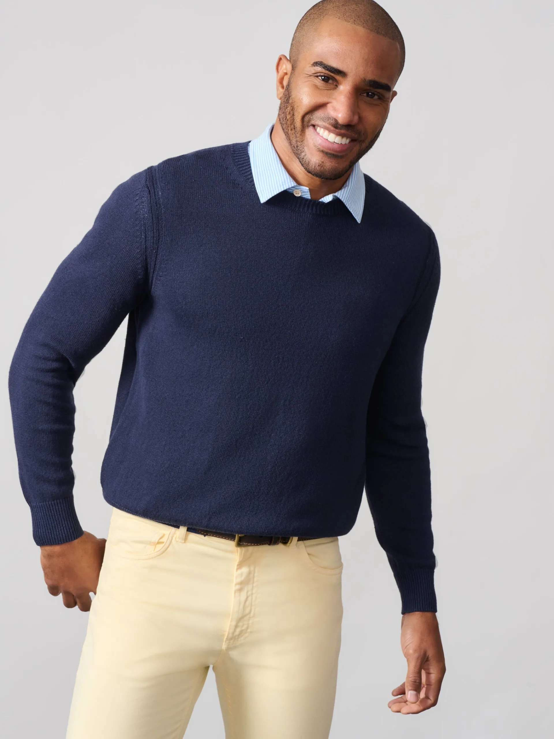 J.McLaughlin Rodrick Sweater Navy Cheap