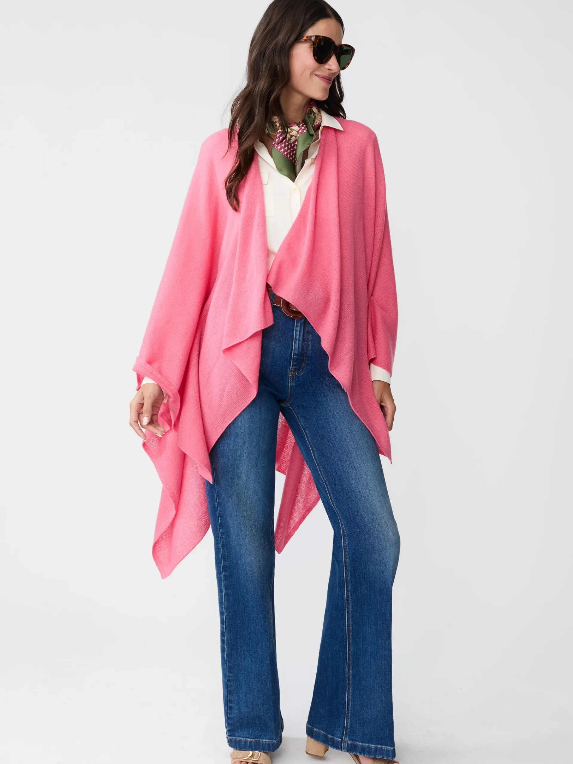 J.McLaughlin Rossi Cashmere Wrap Rose Best Sale
